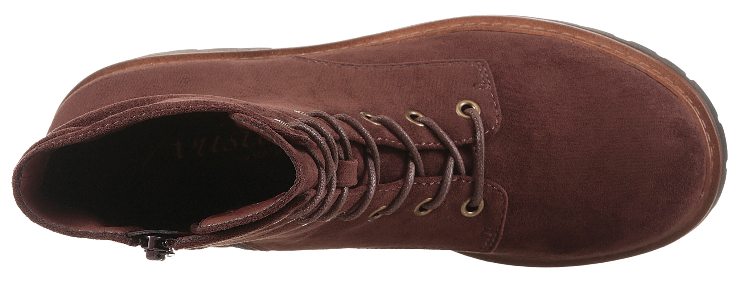 Aniston Shoes Women Lace-Up Boots Dark Brown Size 39 3