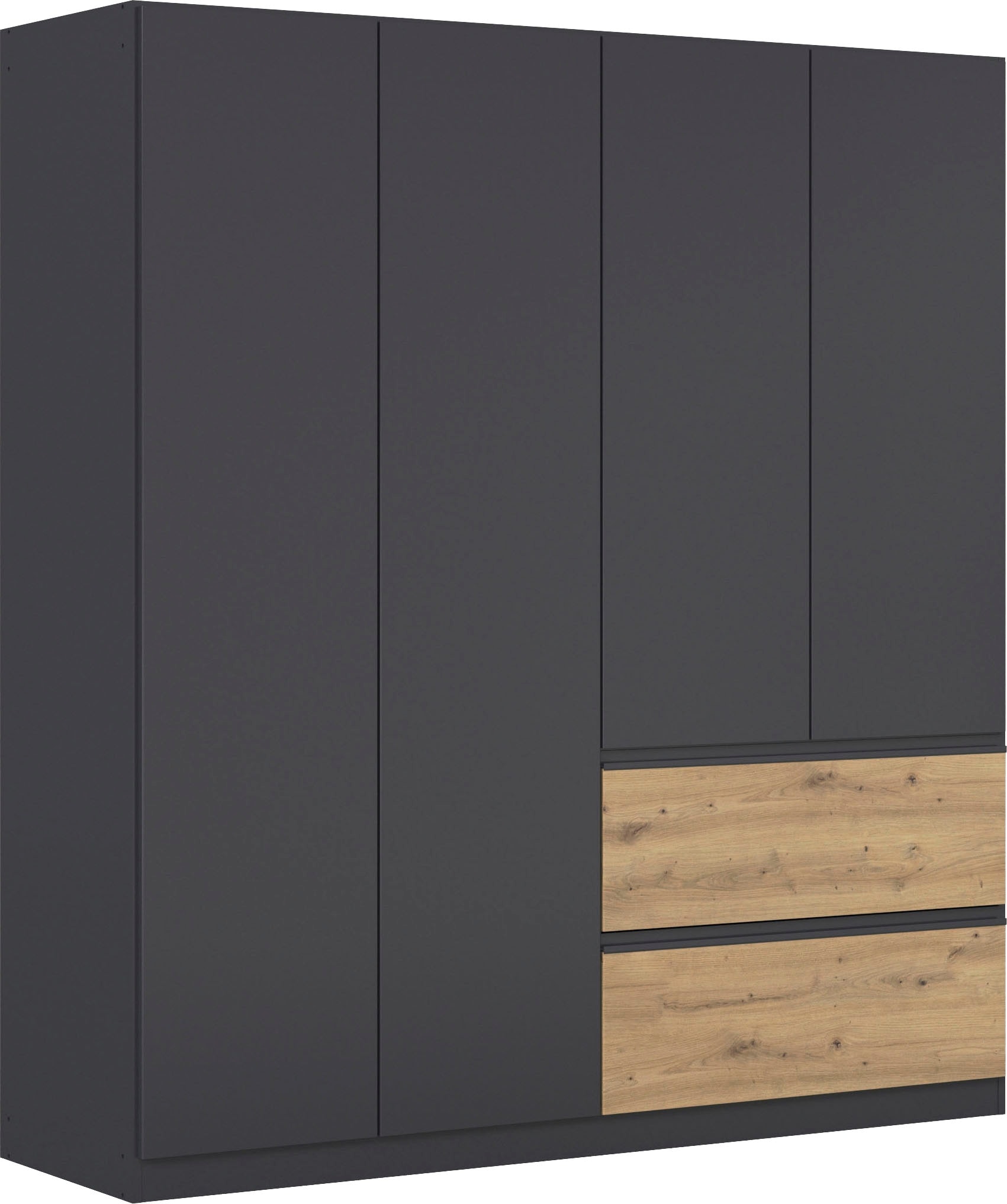rauch Drehtürenschrank "Kleiderschrank Schrank Garderobe COSTA in den Breiten 91/136/181 cm" in 3 Ausstattungen BASIC/CLASSIC/PREMIUM, viel Platz, grifflose Front und Push-to-Open Funktion MADE IN GERMANY