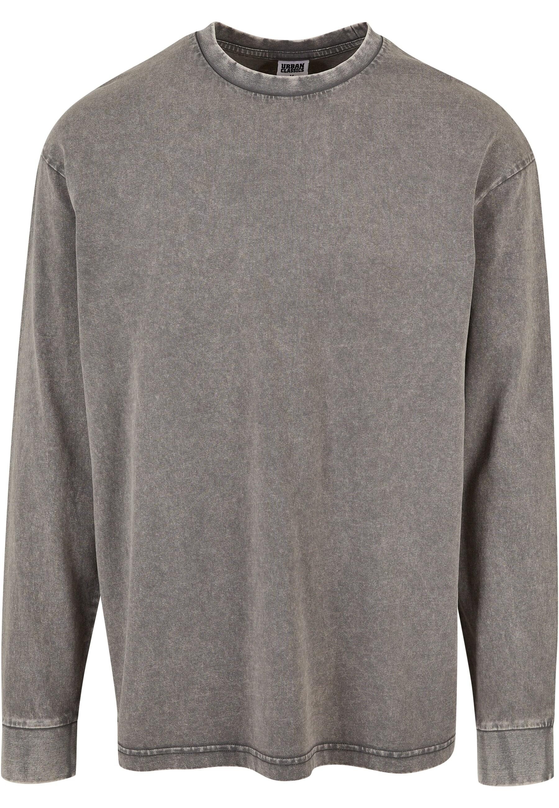 URBAN CLASSICS Longsleeve "Urban Classics Herren Heavy Boxy Acid Wash Longsleeve"