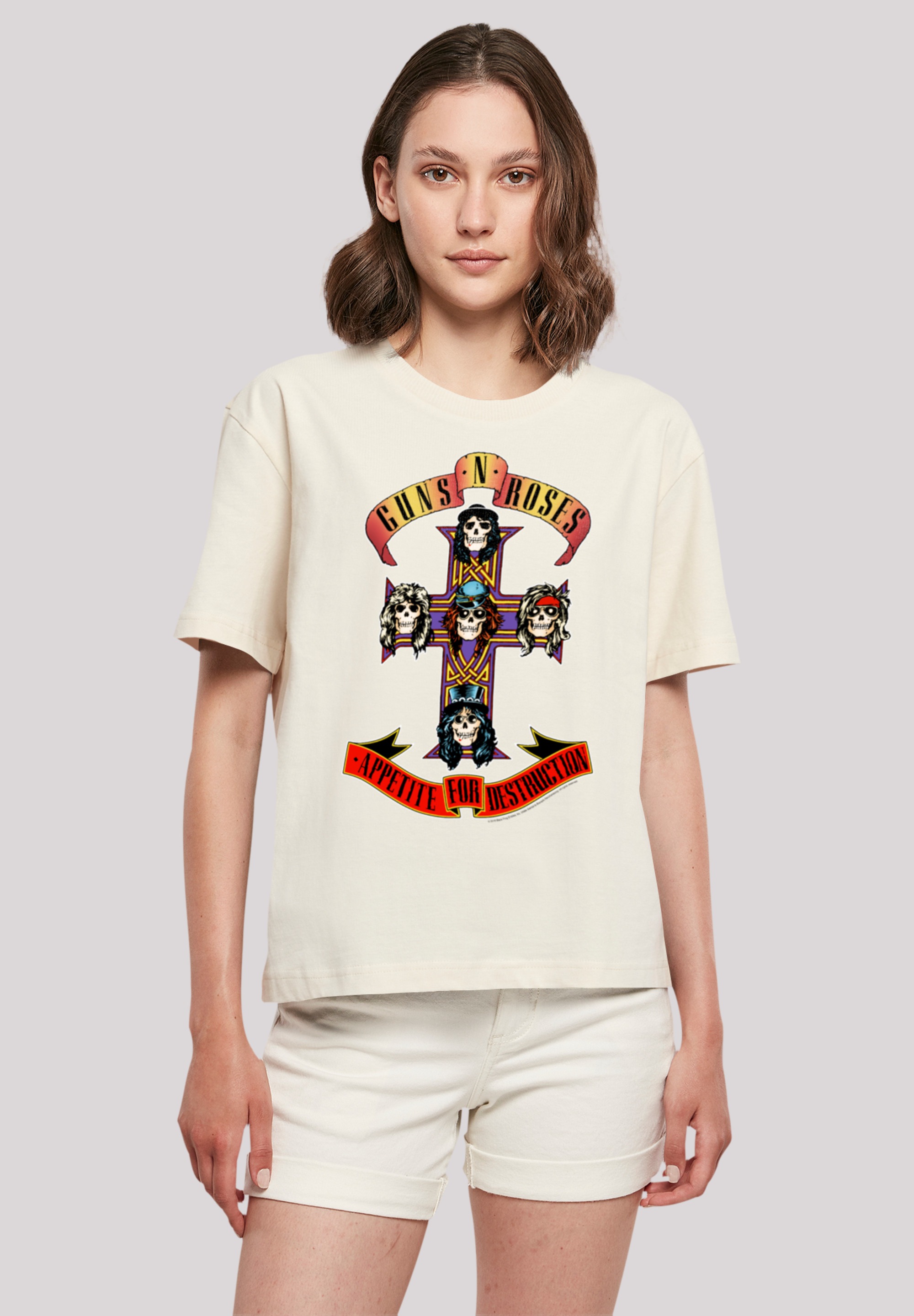F4NT4STIC T-Shirt »Guns \'n\' Roses Appetite online kaufen | Print BAUR Destruction«, For