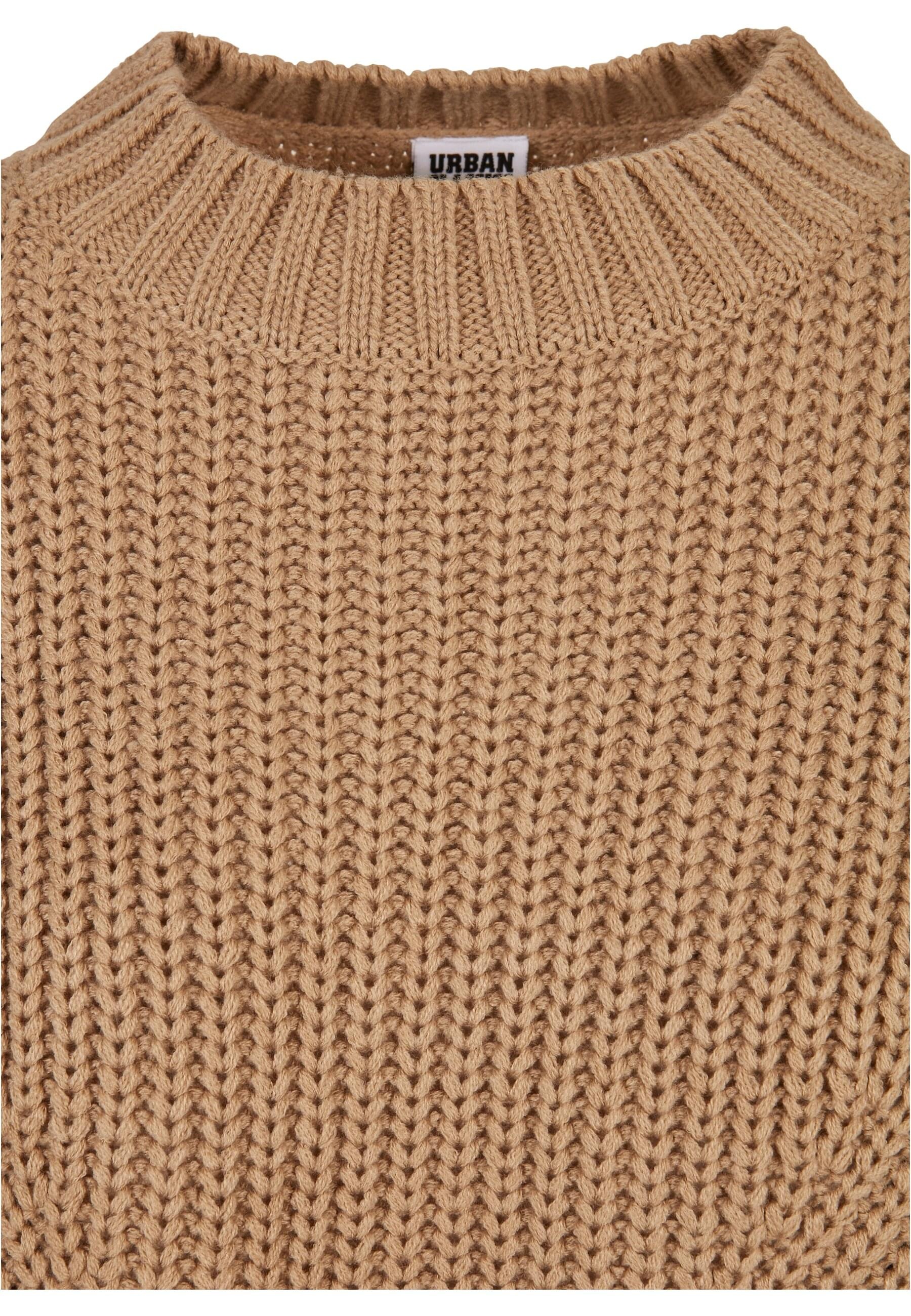 URBAN CLASSICS Rundhalspullover »Urban Classics Damen Ladies Wide Oversize Sweater«, (1 tlg.)