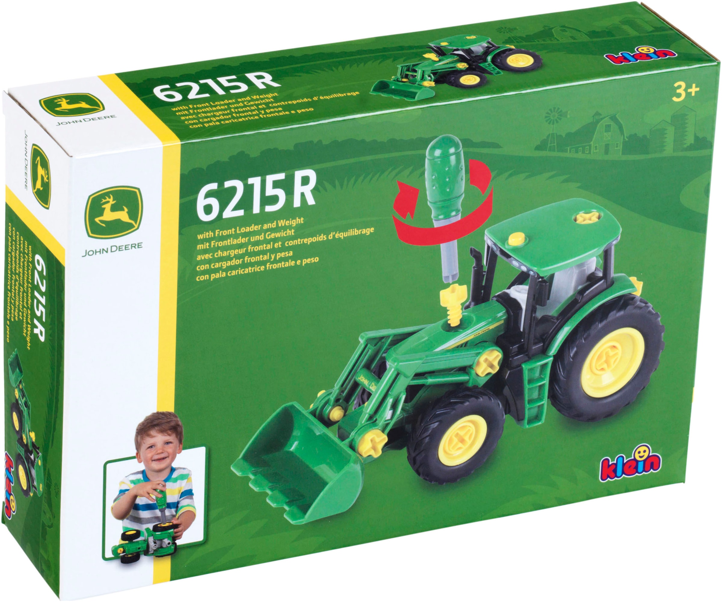 Klein Spielzeug-Traktor »John Deere«, mit Frontlader