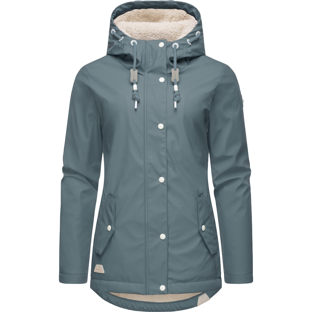 Ragwear Regenjacke »Marge«, mit Kapuze