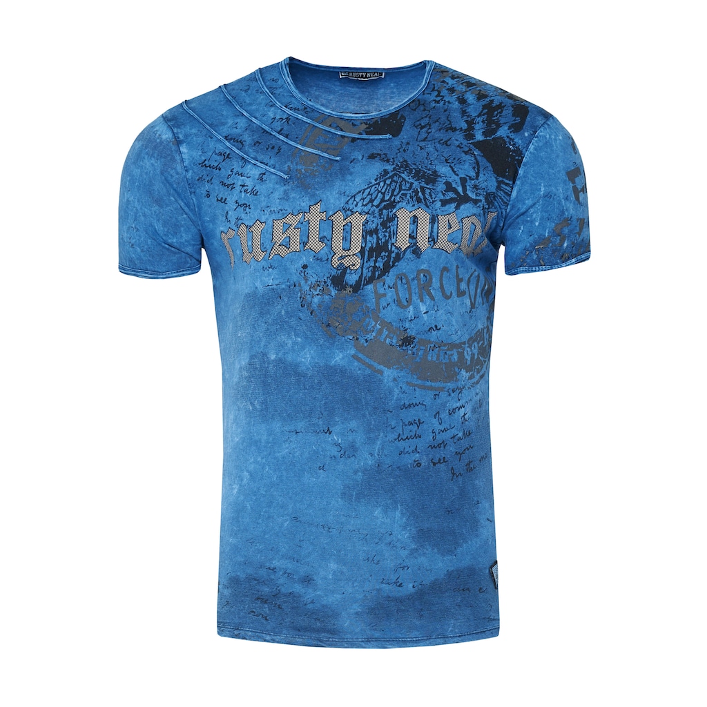 Rusty Neal T-Shirt, mit eindrucksvollem Print