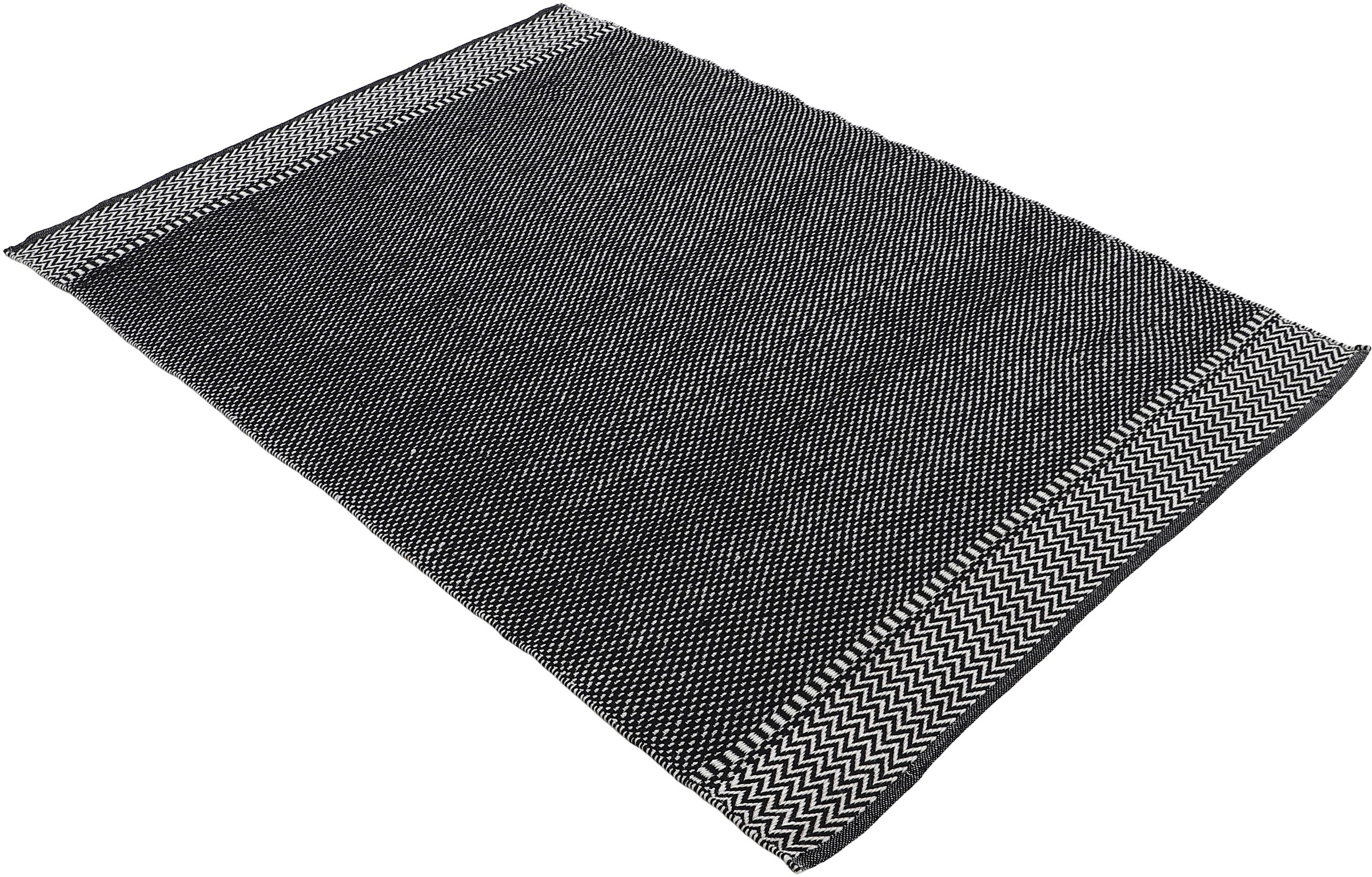 carpetfine Teppich »Frida 205«, 7 mm recyceltem Wendeteppich, Höhe, (PET), 100% Flachgewebe, Material
