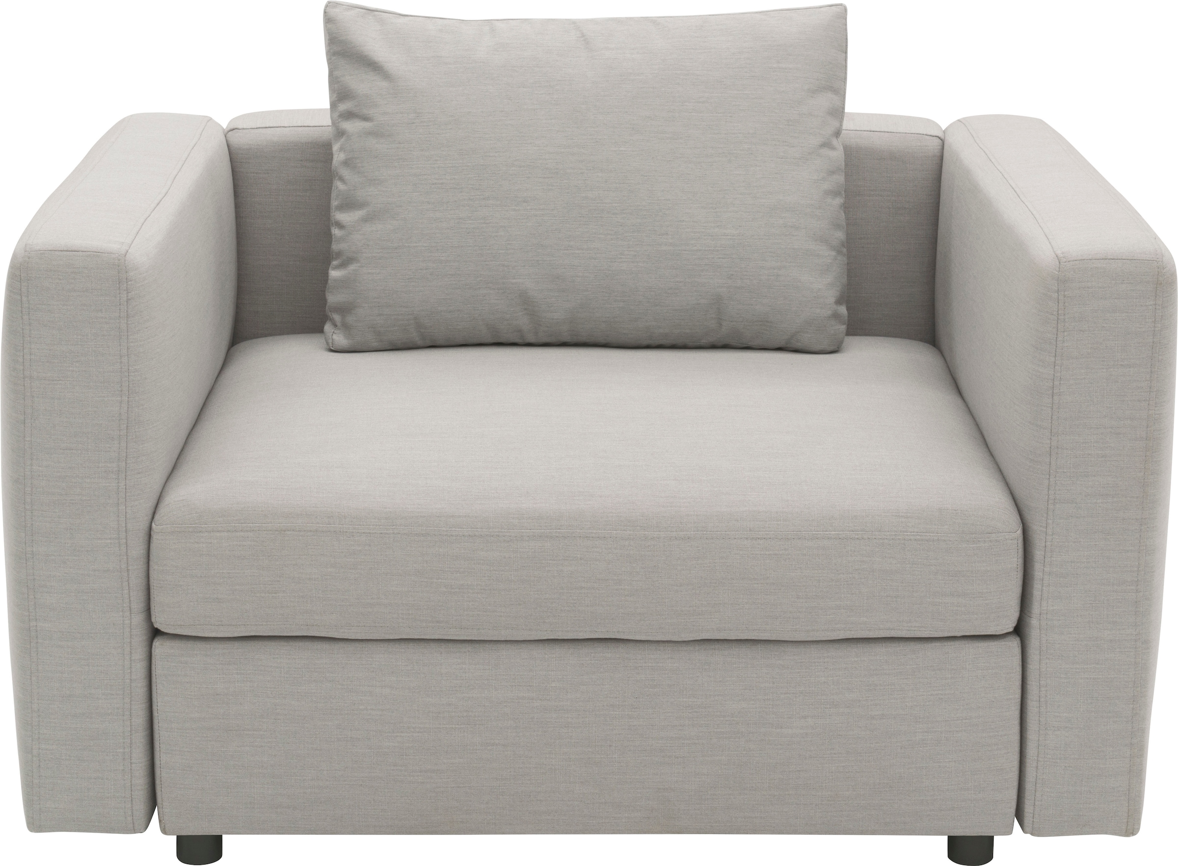 DOMO collection Sessel »Solskin, individuell erweiterbar«, Formschön mit losem Sitz- und Rücken-Kissen.