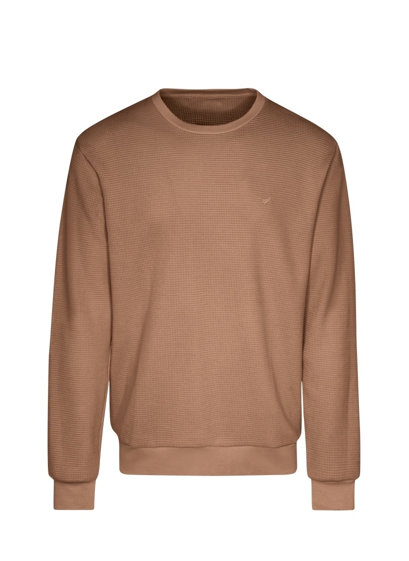 Trigema Sweatshirt »TRIGEMA Sweatshirt in Waffeloptik«