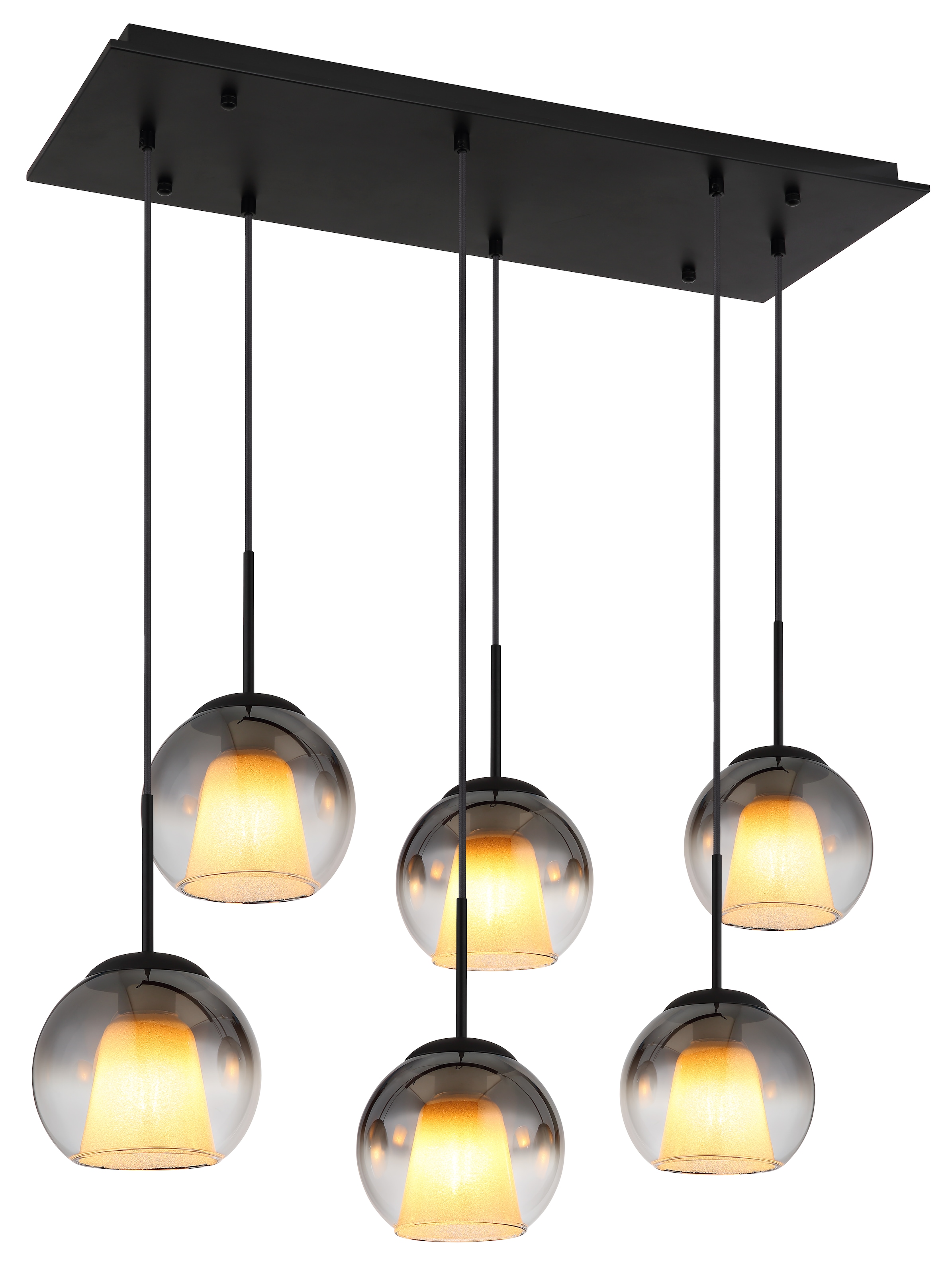 GLOBO LIGHTING Hängeleuchte »BARRY«, Leuchtmittel E27 | ohne Leuchtmittel, Hängelampe/Pendelleuchte/Esszimmer/Wohnzimmer/Esstisch
