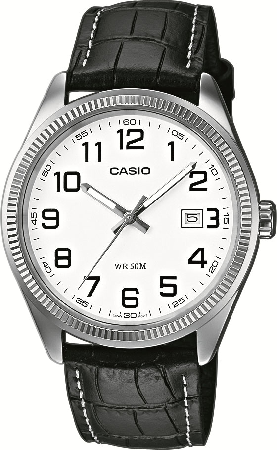 CASIO TIMELESS COLLECTION Quarzuhr »MTP-1302PL-7BVEF«, Armbanduhr, Herrenuhr, Damenuhr, analog, Datum