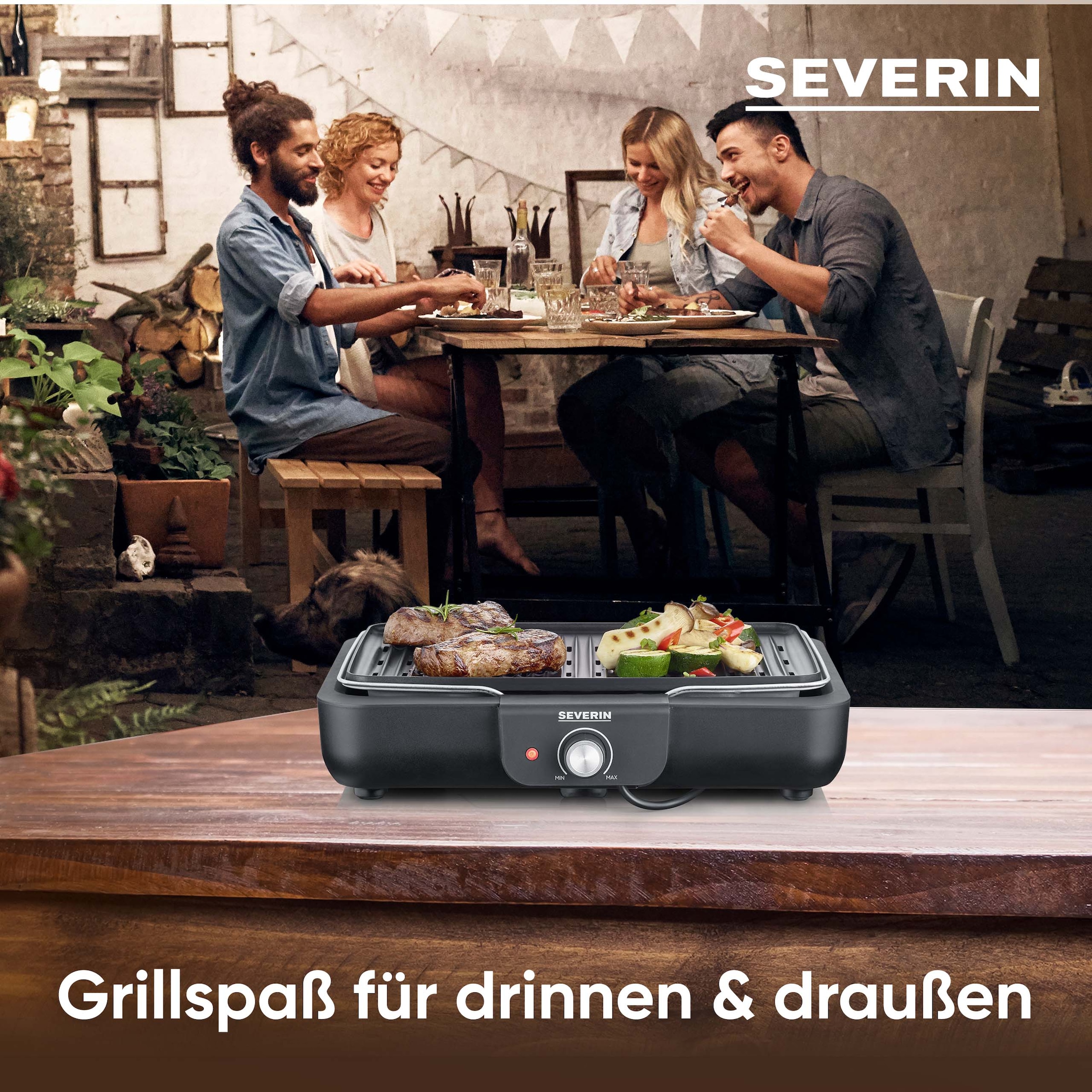 Severin Tischgrill »PG 8556«, 2300 W, Elektrogrill mit Platte
