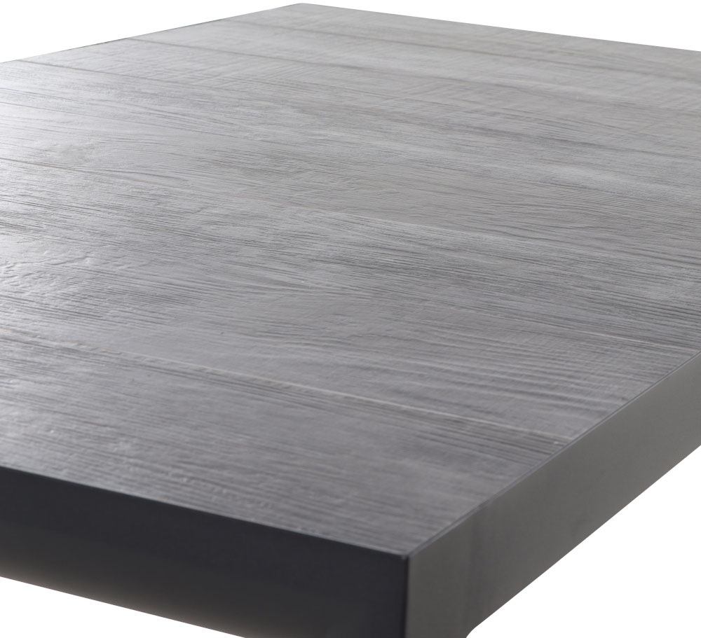 Siena Garden Gartentisch »SILVA Tisch 140x90cm matt anthrazit/wood-grey« Aluminiumgestell matt anthrazit, Tischplatte aus Keramik in wood grey
