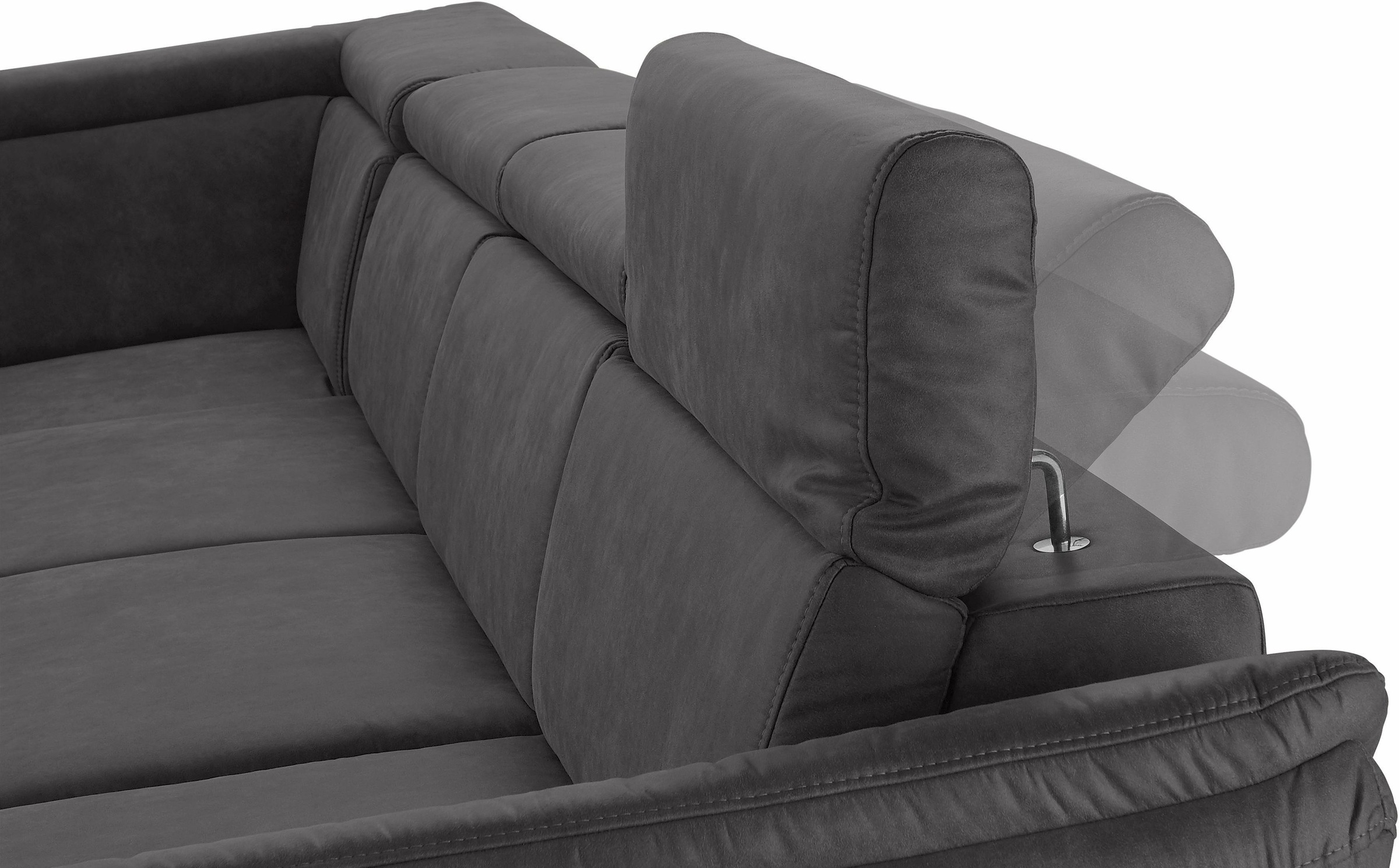 Thumbnail - sit&more Wohnlandschaft "Avignon U-Form" wahlweise mit Bettfunktion und Stauraum, inklusive Kopfteilverstellung