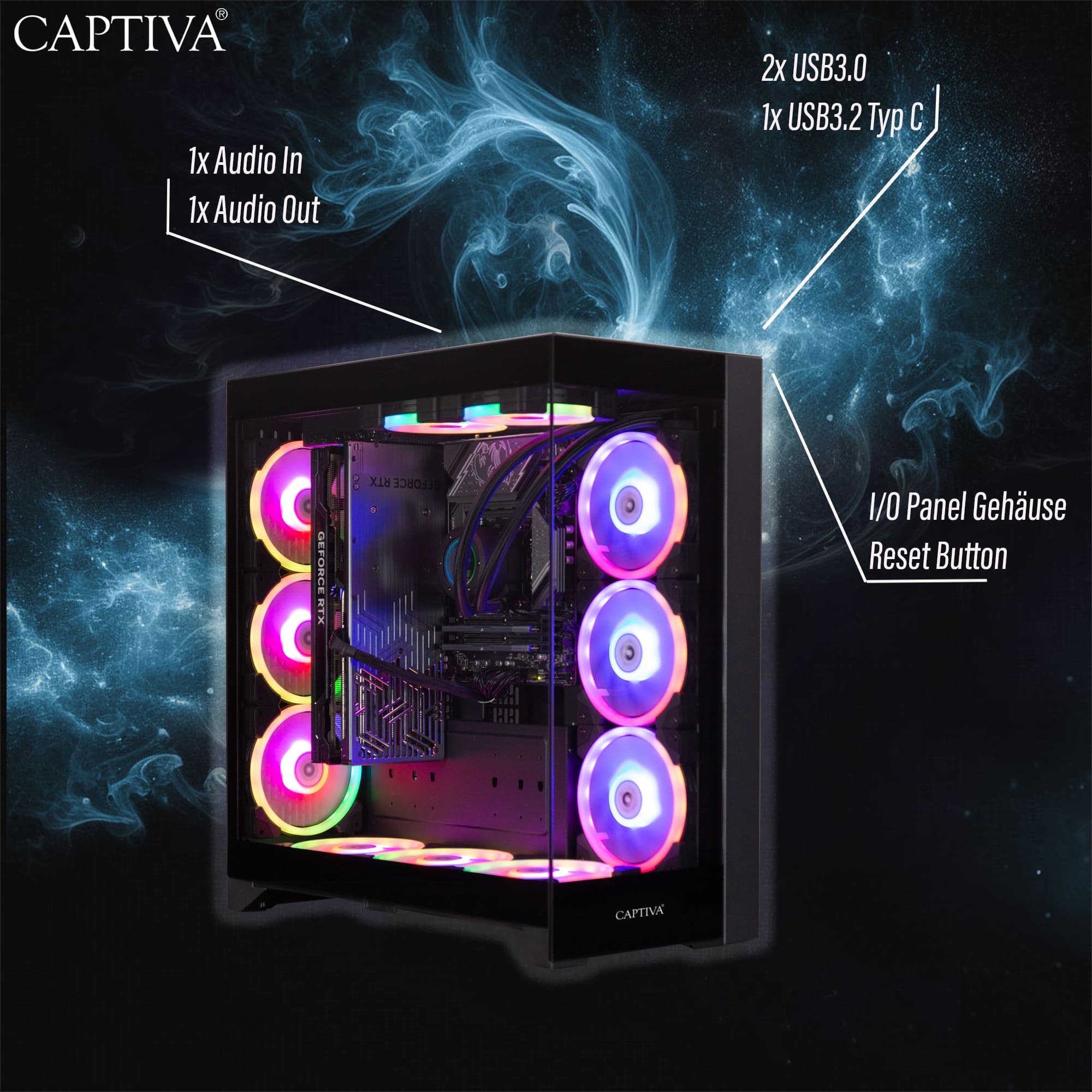 CAPTIVA Gaming-PC »Samsung-Gamescom-Edition 2025 R93-456«