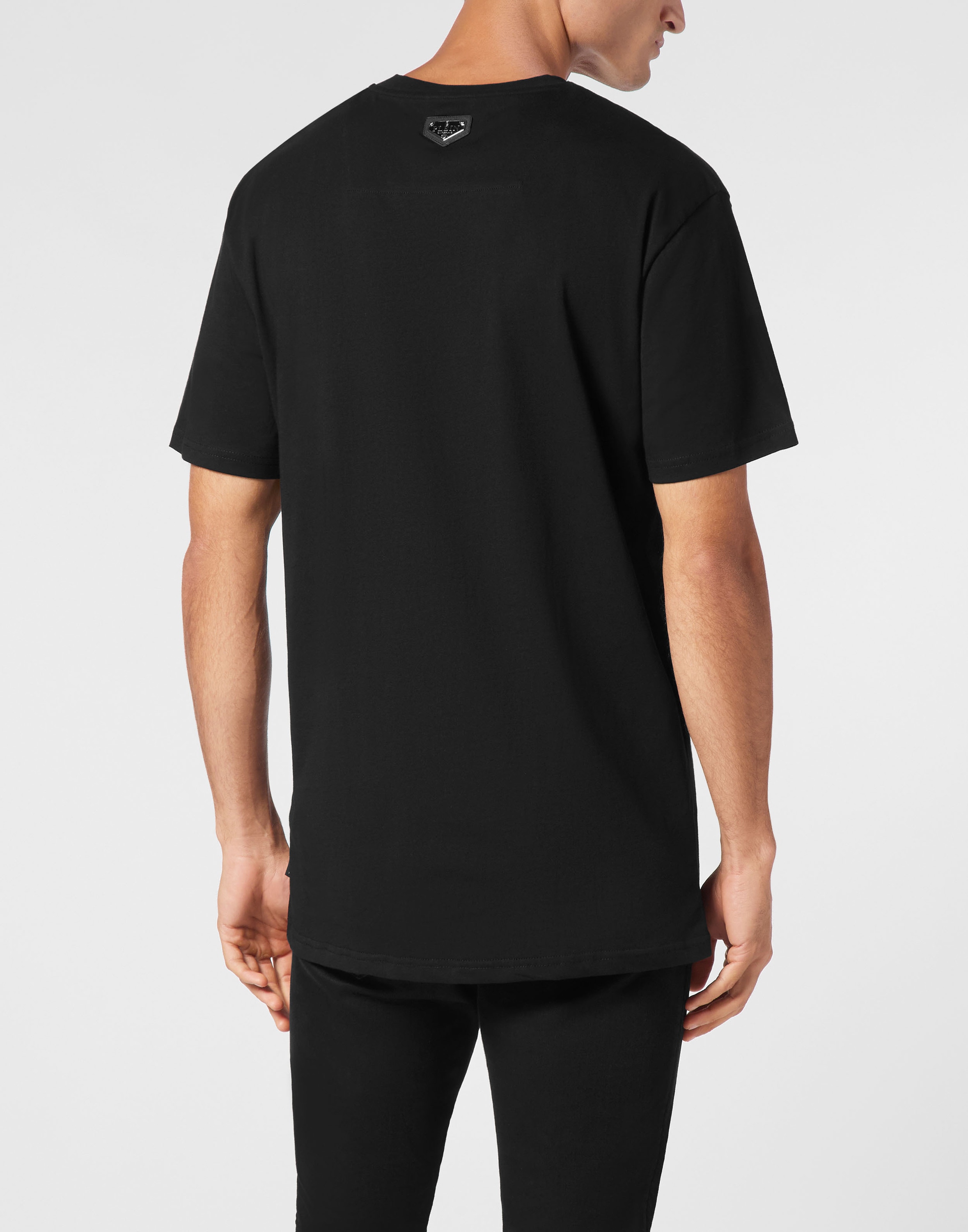PHILIPP PLEIN T-Shirt »Hexagon Mit Schmucksteinen«