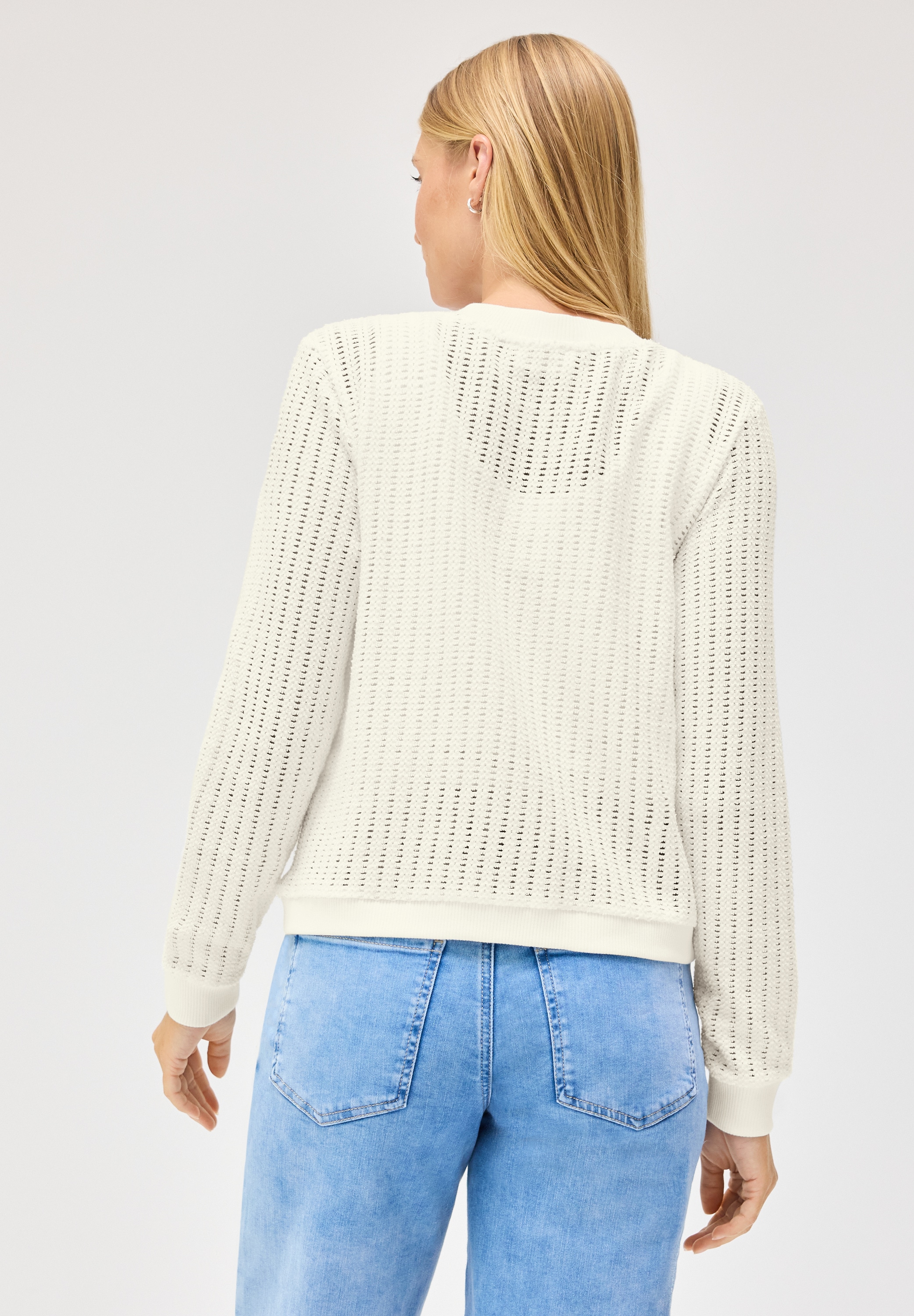 STREET ONE STUDIO Cardigan mit Strick-Struktur