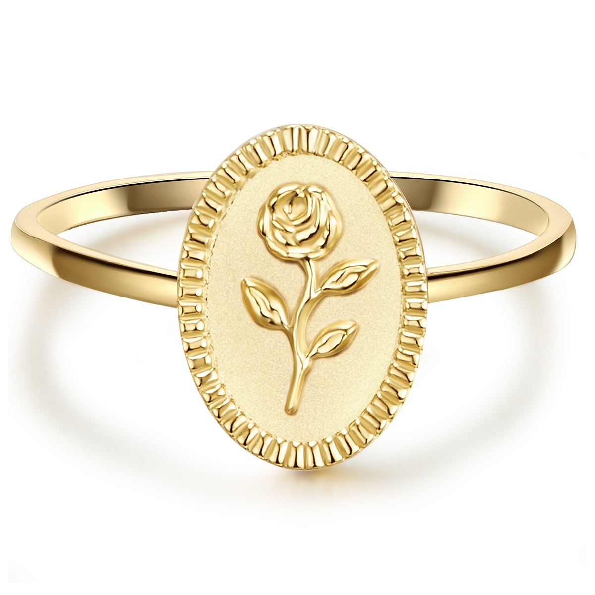 Glanzstücke München GSM900 Silver Ring Yellow Gold Size 56