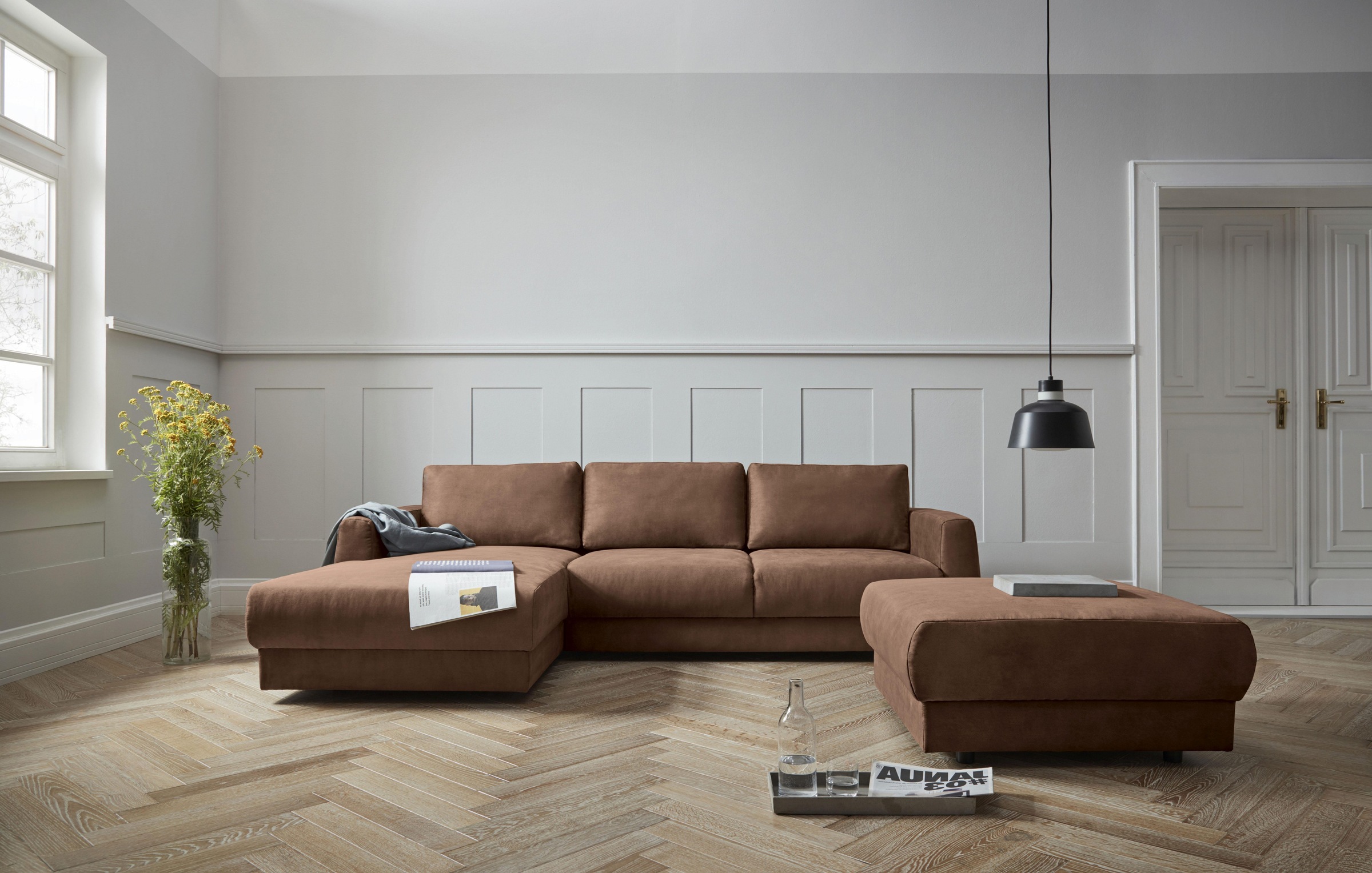 andas Ecksofa »Hobro L-Form«, in 3 Bezugsqualitäten in vielen Farben, Design by Morten Georgsen