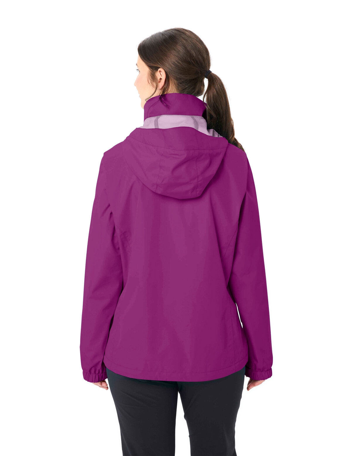 VAUDE Regenjacke »Women's Escape Light Jacket« mit Kapuze für Wandern und Trekking, atmungsaktives Material, wasserdicht