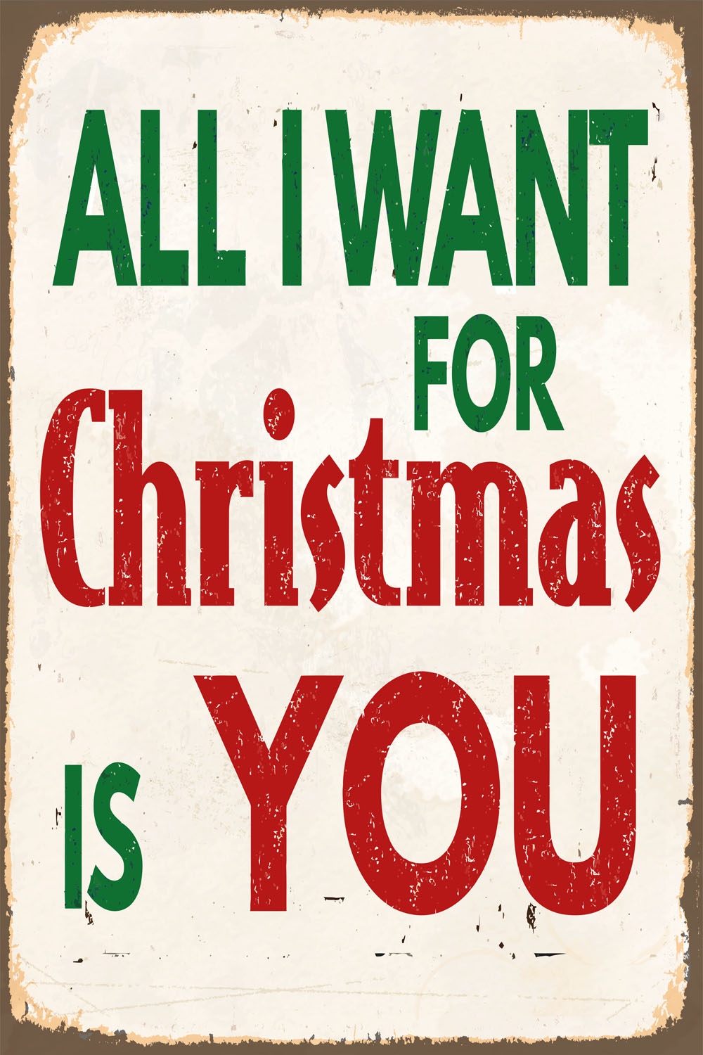 queence Alu-Dibond-Druck »Christmas«, (1 St.), Spruch, Weihnachten, Schild