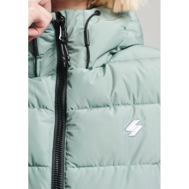 Superdry Steppjacke »HOODED SPIRIT SPORTS PUFFER«, mit Kapuze, aus  wasserabweisendem Material für kaufen | BAUR