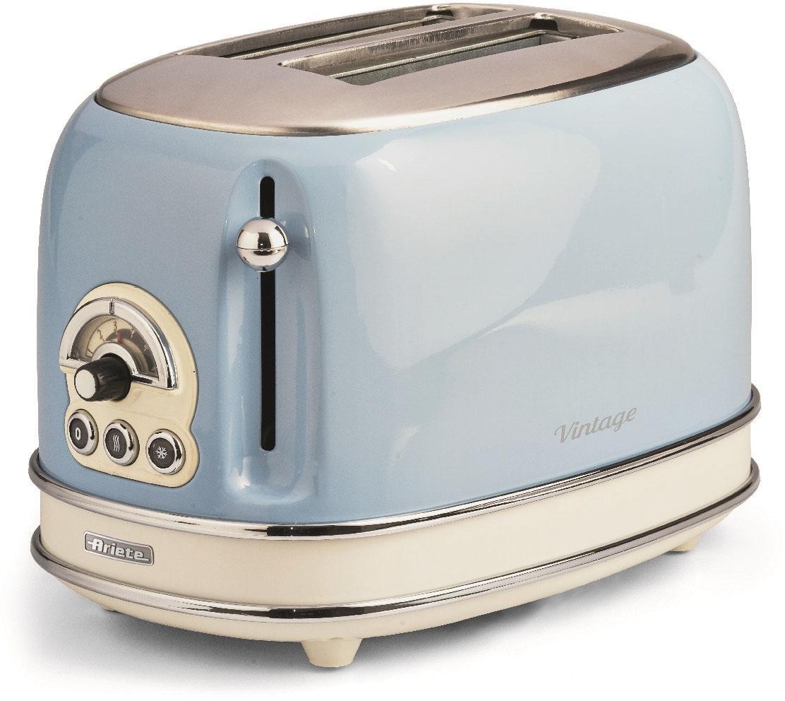 ARIETE Toaster "Vintage", blau, B:30cm H:20cm T:18cm, Toaster, blau - Einheitsgröße