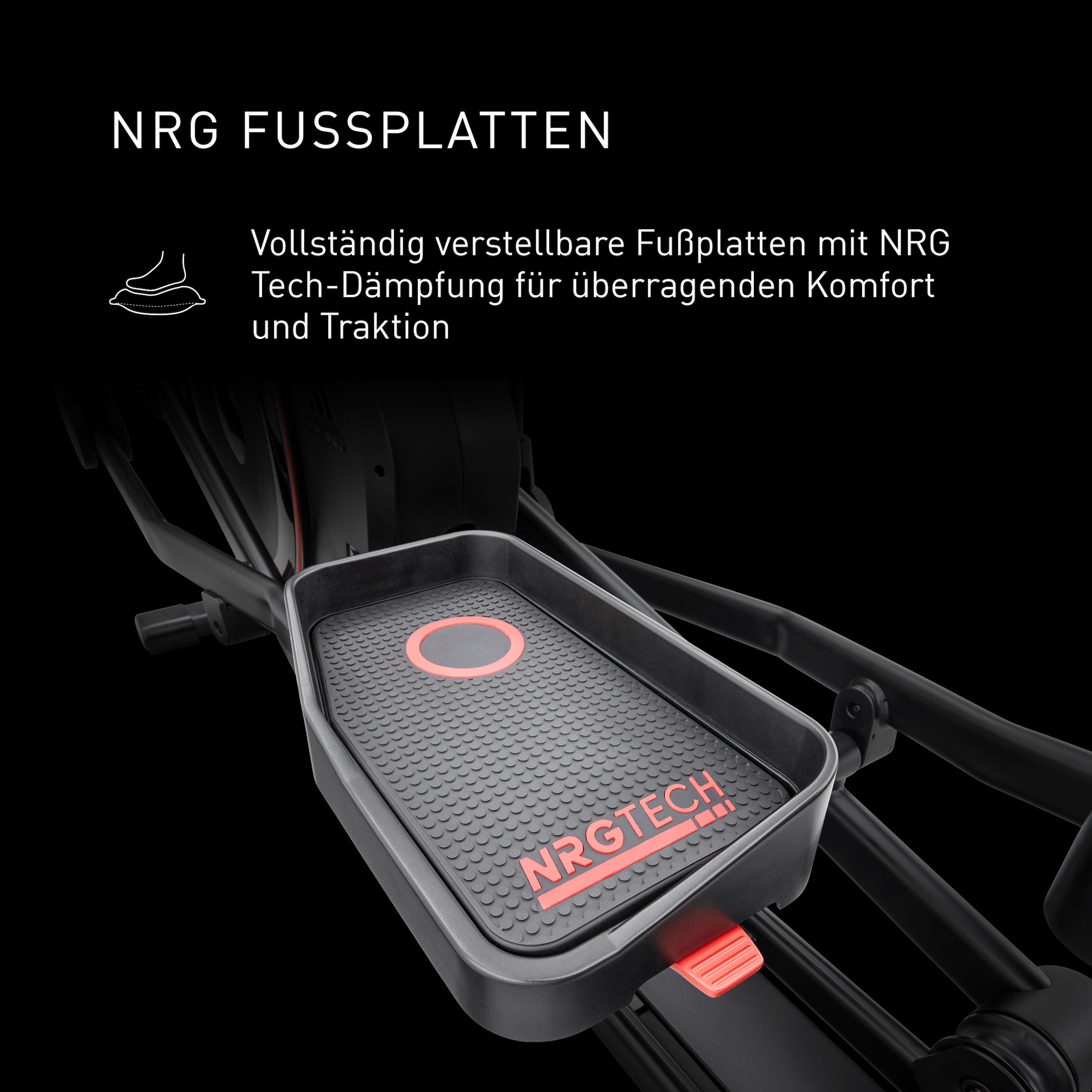 adidas Performance Ellipsentrainer-Ergometer »X-21FD«, (mit Höhen-Niveau-Regulierung)