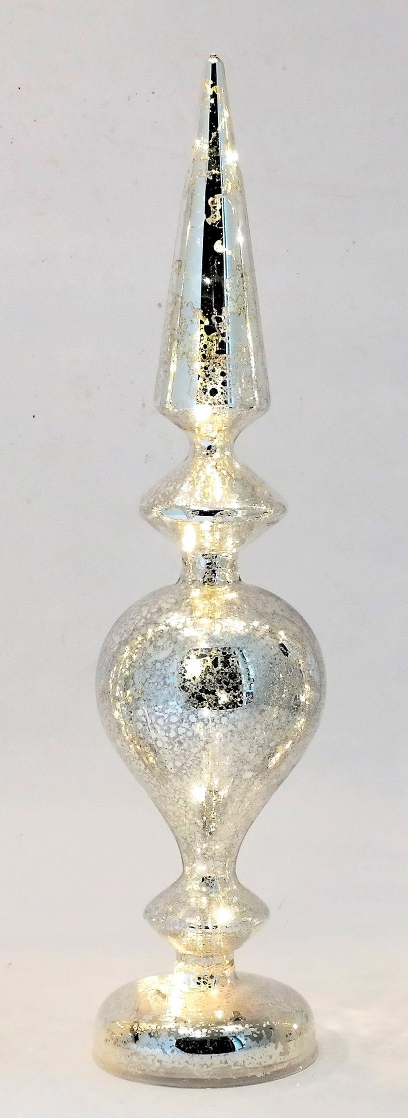 Beleuchtetes Dekoobjekt aus Mercury-Glas