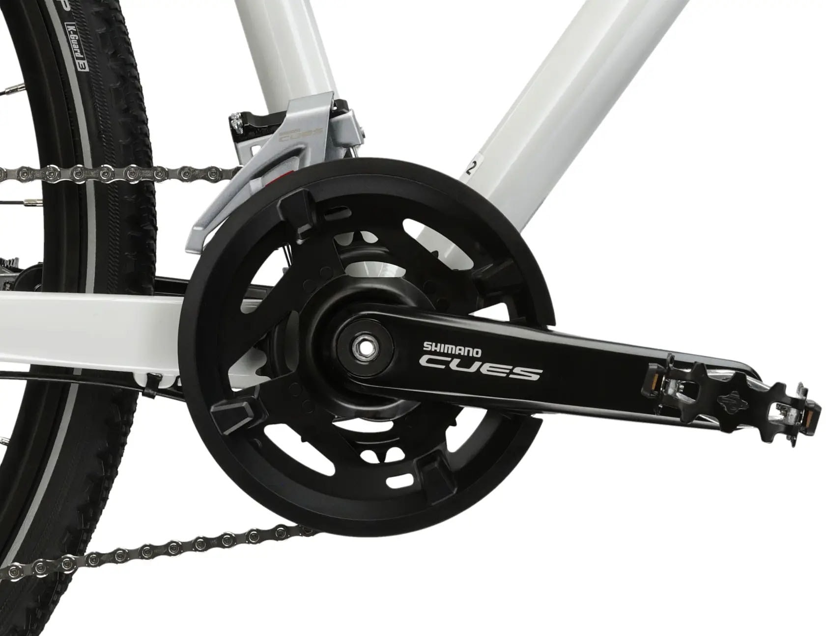 Kross Crossrad »KROSS Crossbike Evado 7.0 28" weiß 20 Gänge«, 20 Gang, Shimano, Cues U6000 Schaltwerk, Kettenschaltung