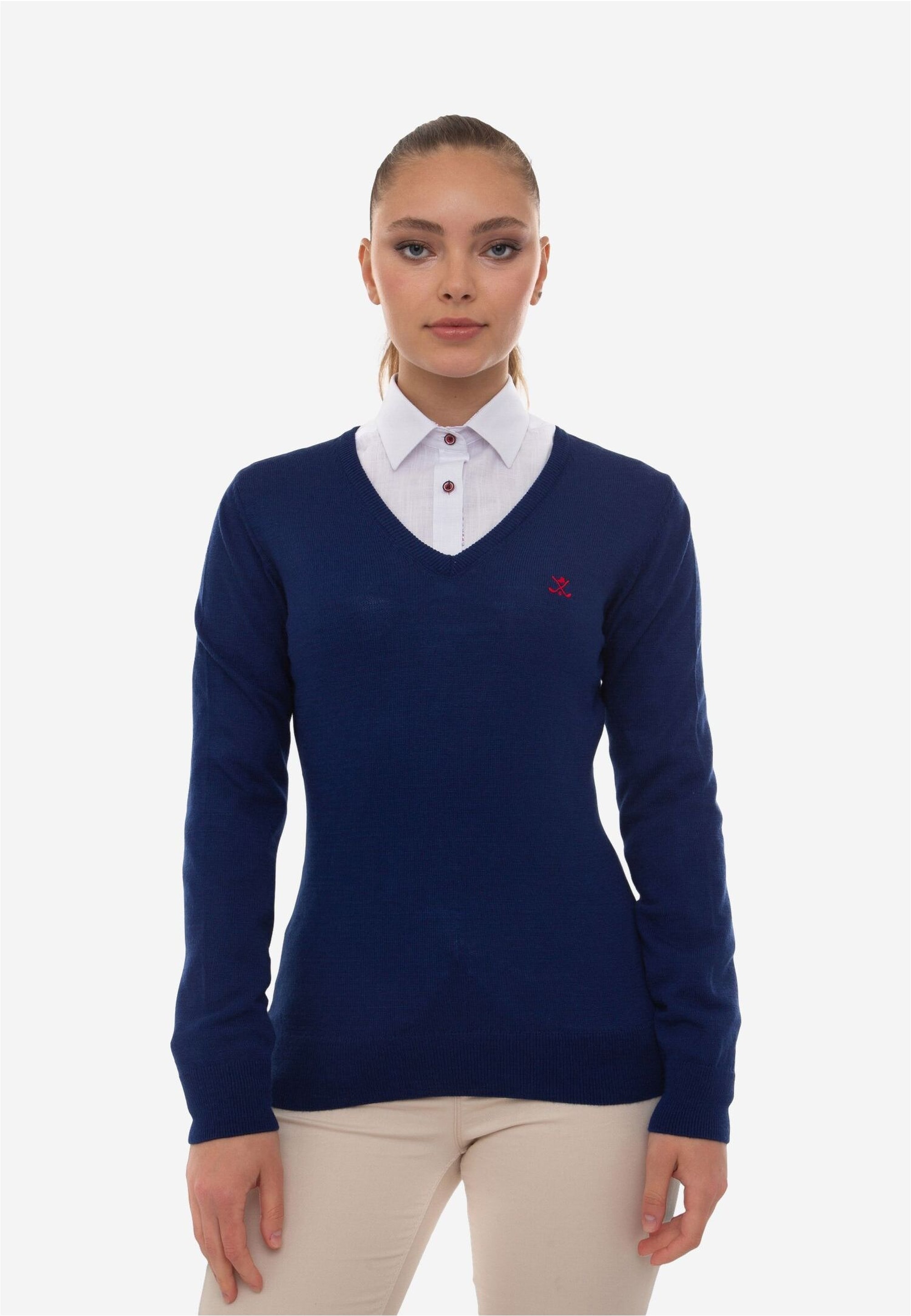 SIR RAYMOND TAILOR Strickpullover "Verty" 1 Stk. tlg. mit klassischem V-Aus günstig online kaufen