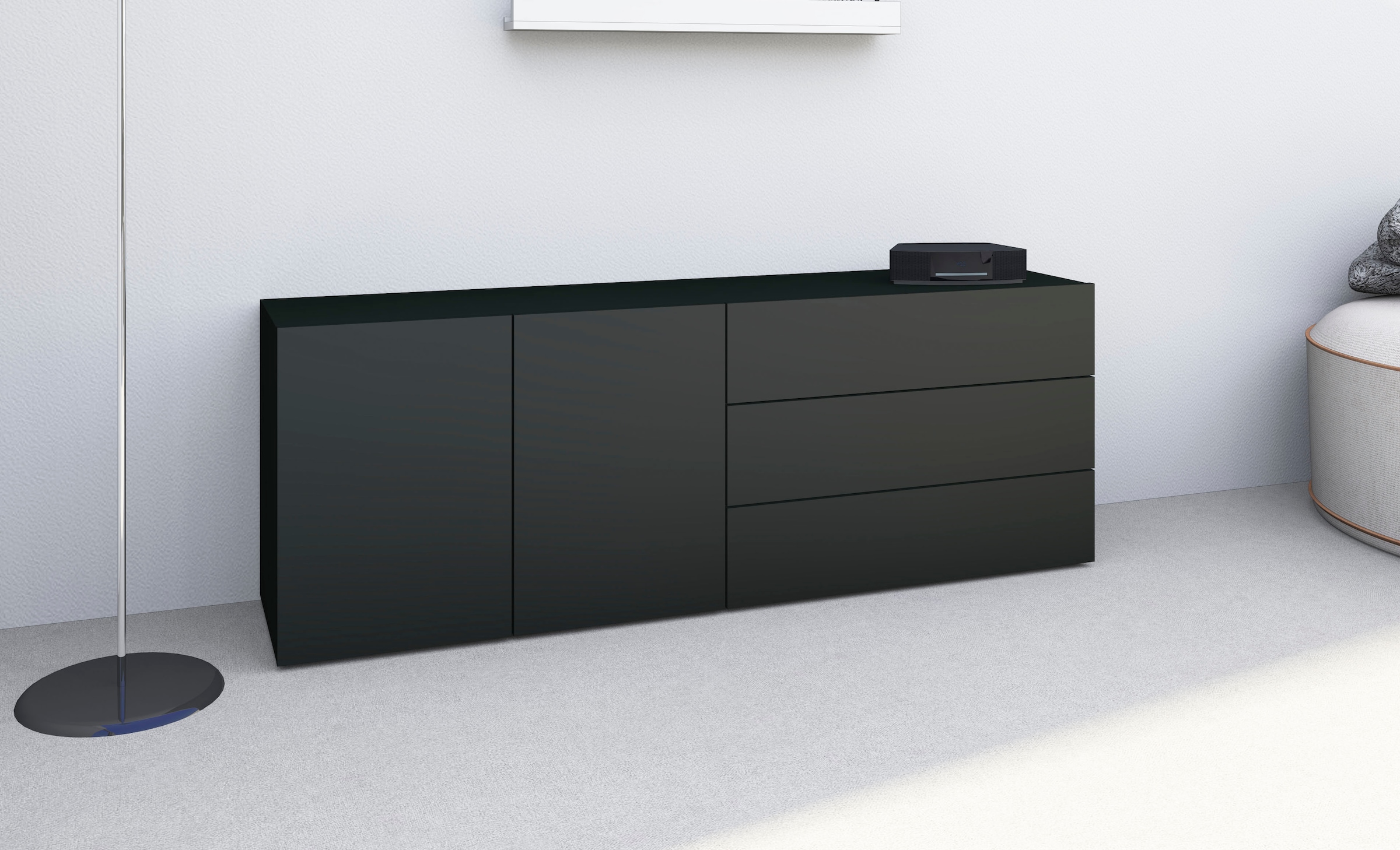 borchardt Möbel Sideboard "Sophia", Breite 152 cm, stehend und hängend montierbar