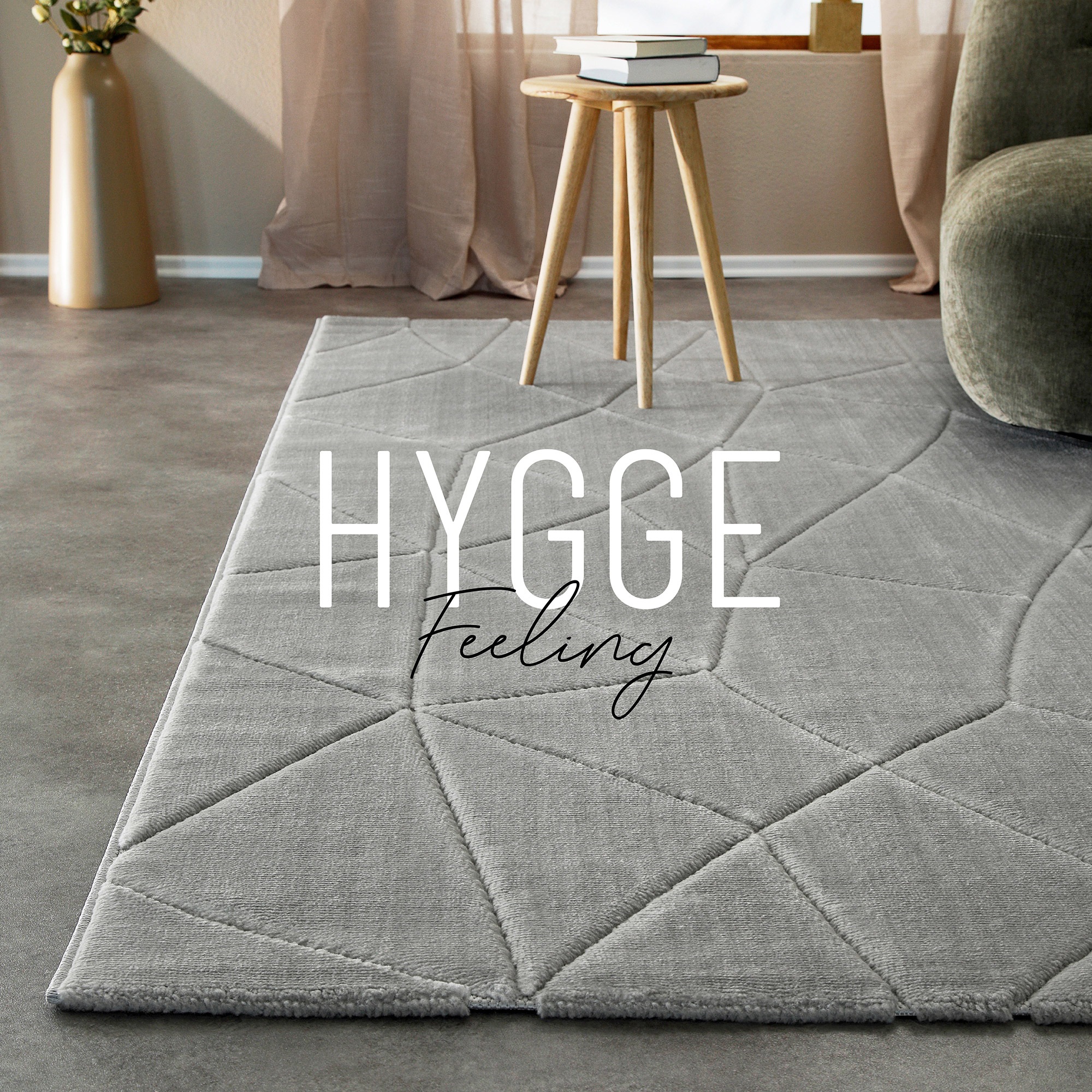 Wecon home Teppich »Unplugged, auch in quadratischer Form«, rechteckig, 10 mm Höhe, Kurzflor, Hoch Tief Struktur, gewebt, Wohnzimmer, Schlafzimmer, modern