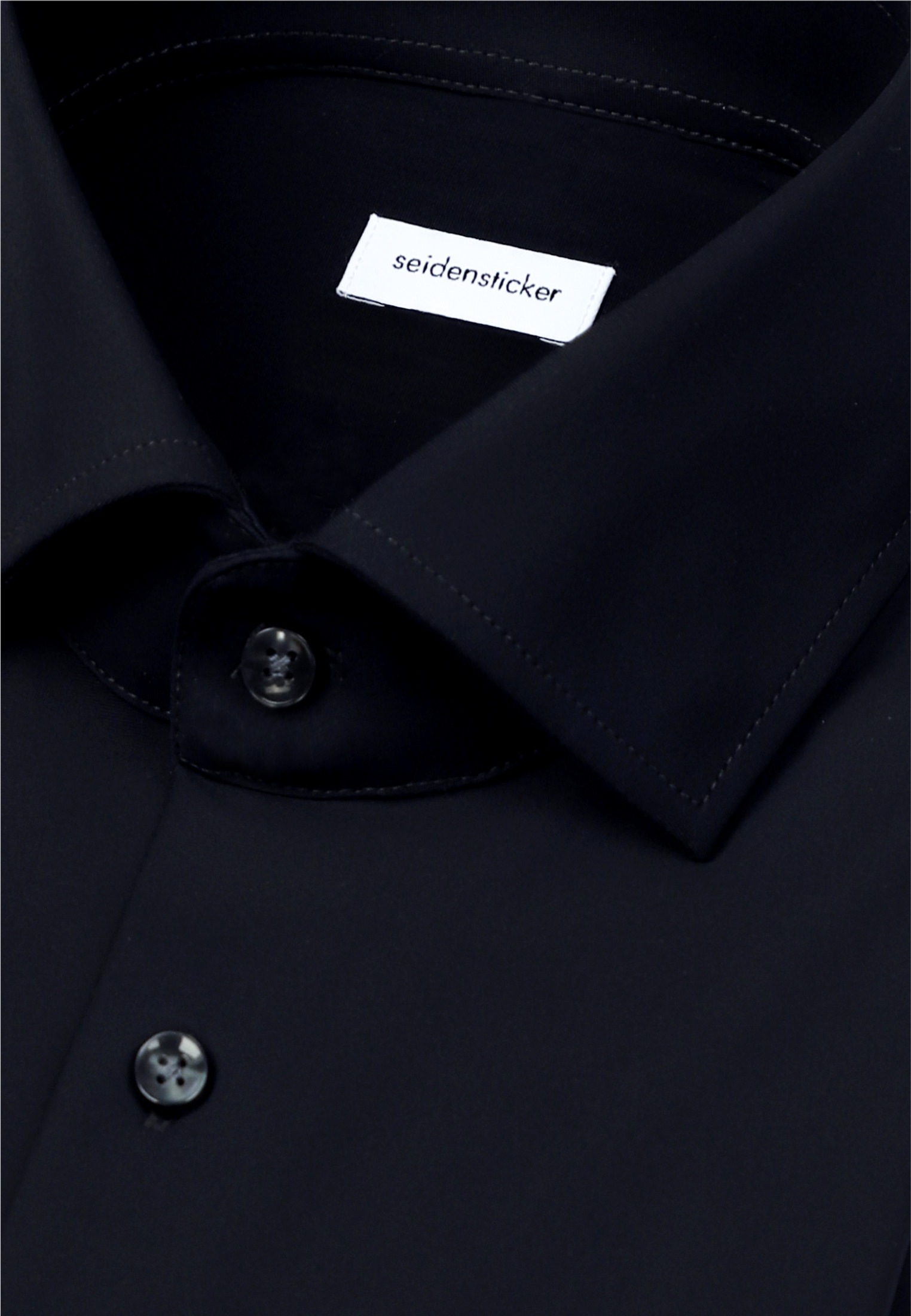 seidensticker Businesshemd »Schwarze Rose« Slim 1/1 Kentkragen Uni
