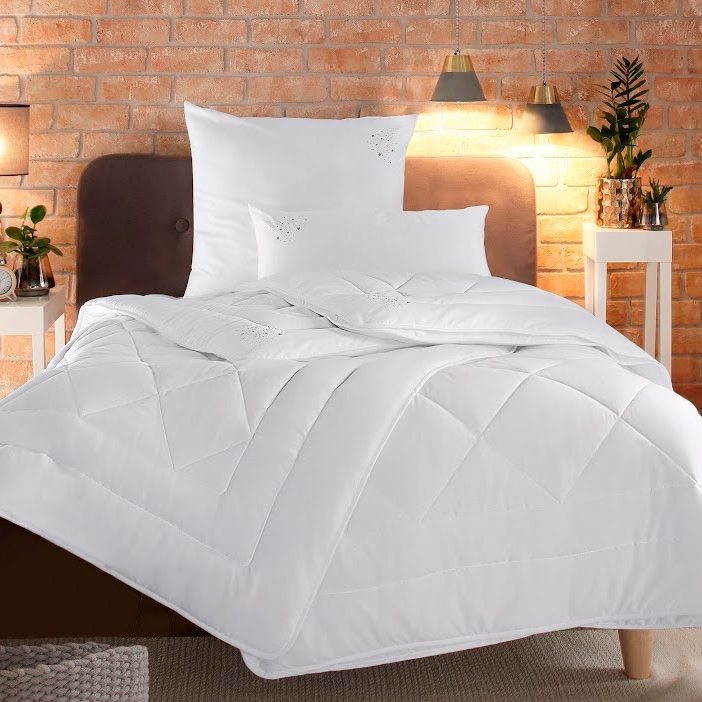 my home Microfaserbettdecke "Baca, Bettdecke 135x200 cm, 155x220 cm und wei günstig online kaufen