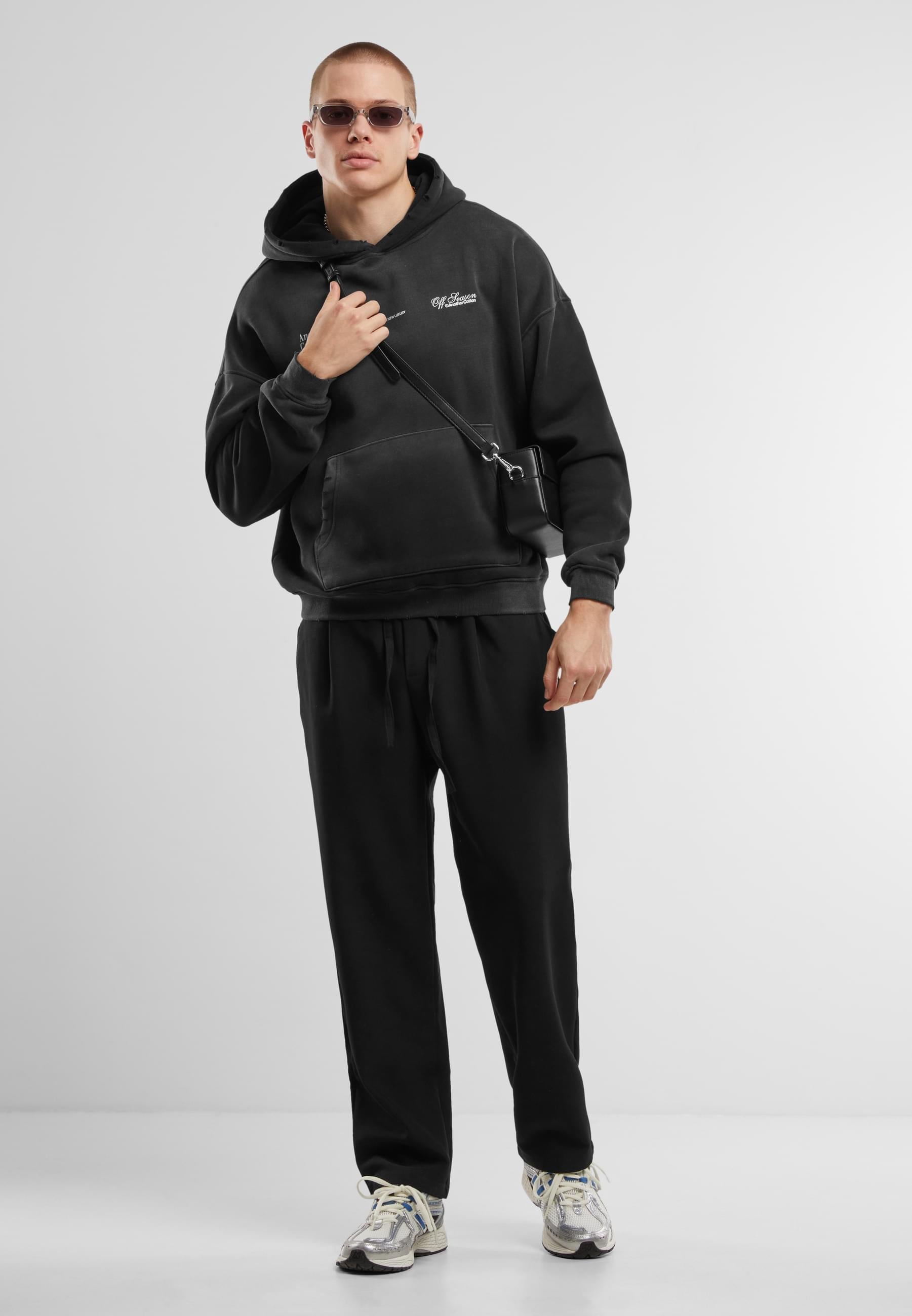 Another Cotton Lab Jogginghose »Another Cotton Lab Suit Pleated Trousers Ribbons«, (1 tlg.)