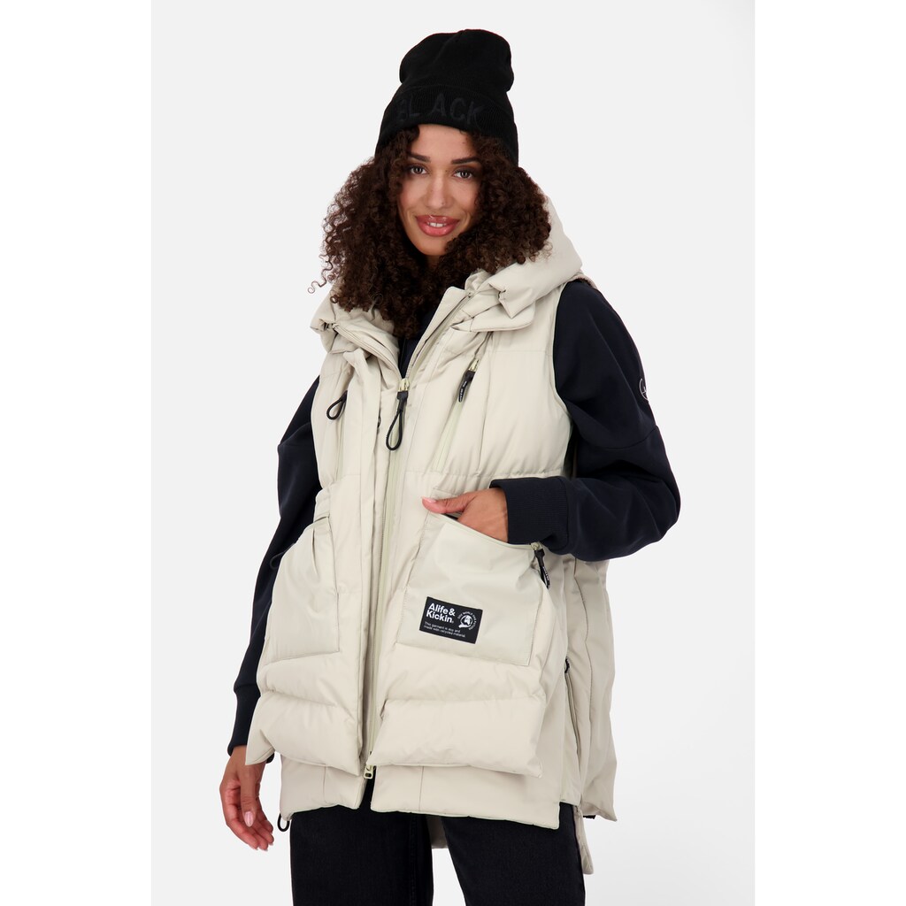 Alife & Kickin Steppweste »RachaAK A Long Vest Damen Steppweste, Weste«