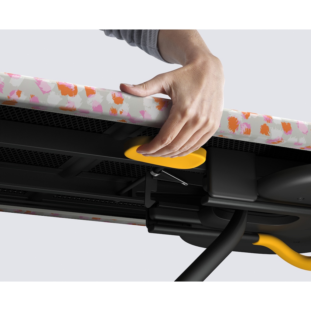 Joseph Joseph Bügelbrett »Glide Max Easy-Store«, mit extra großer einziehbarer Dampfbügelstation – Pfirsichblüte