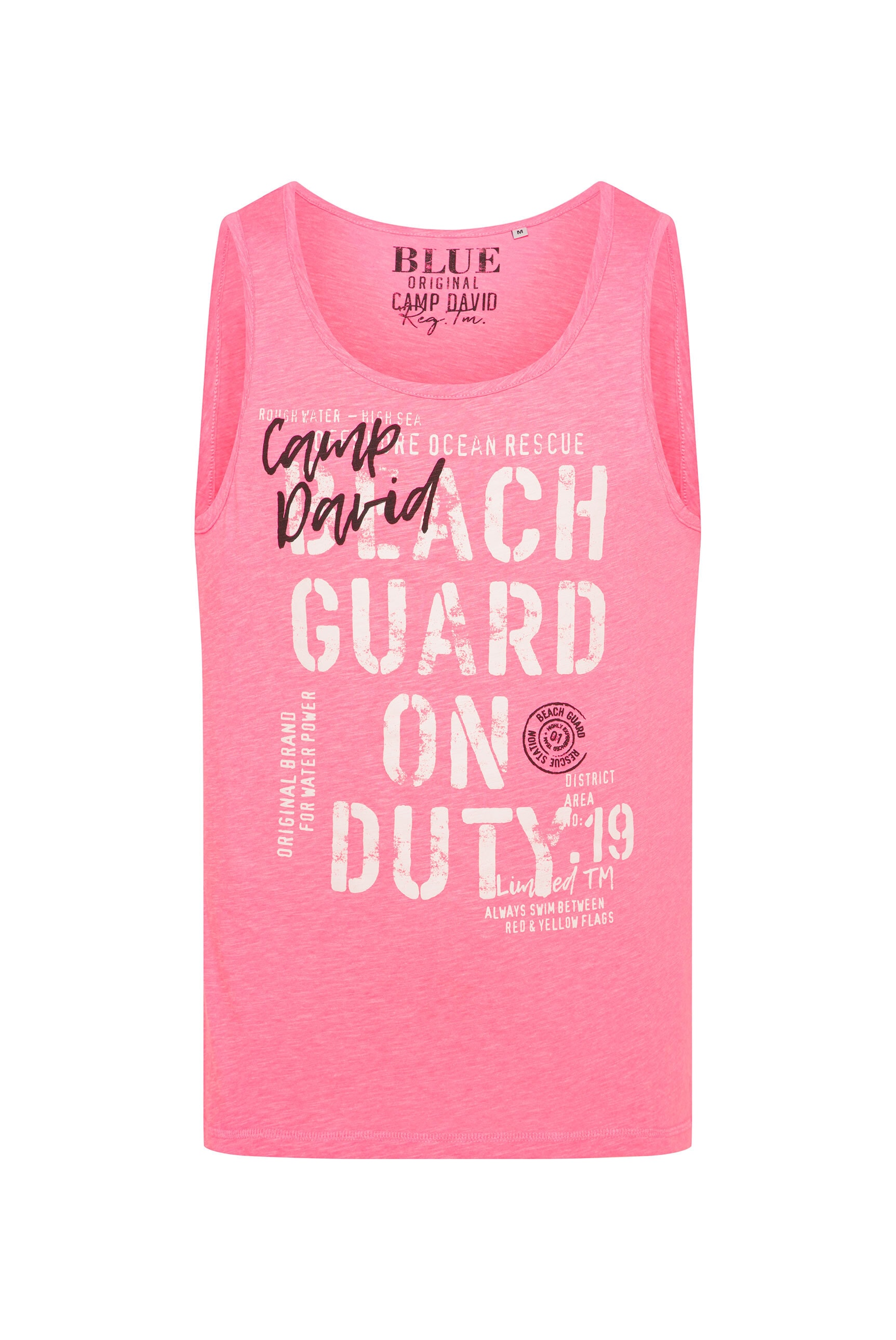 CAMP DAVID Tanktop, mit Baumwolle