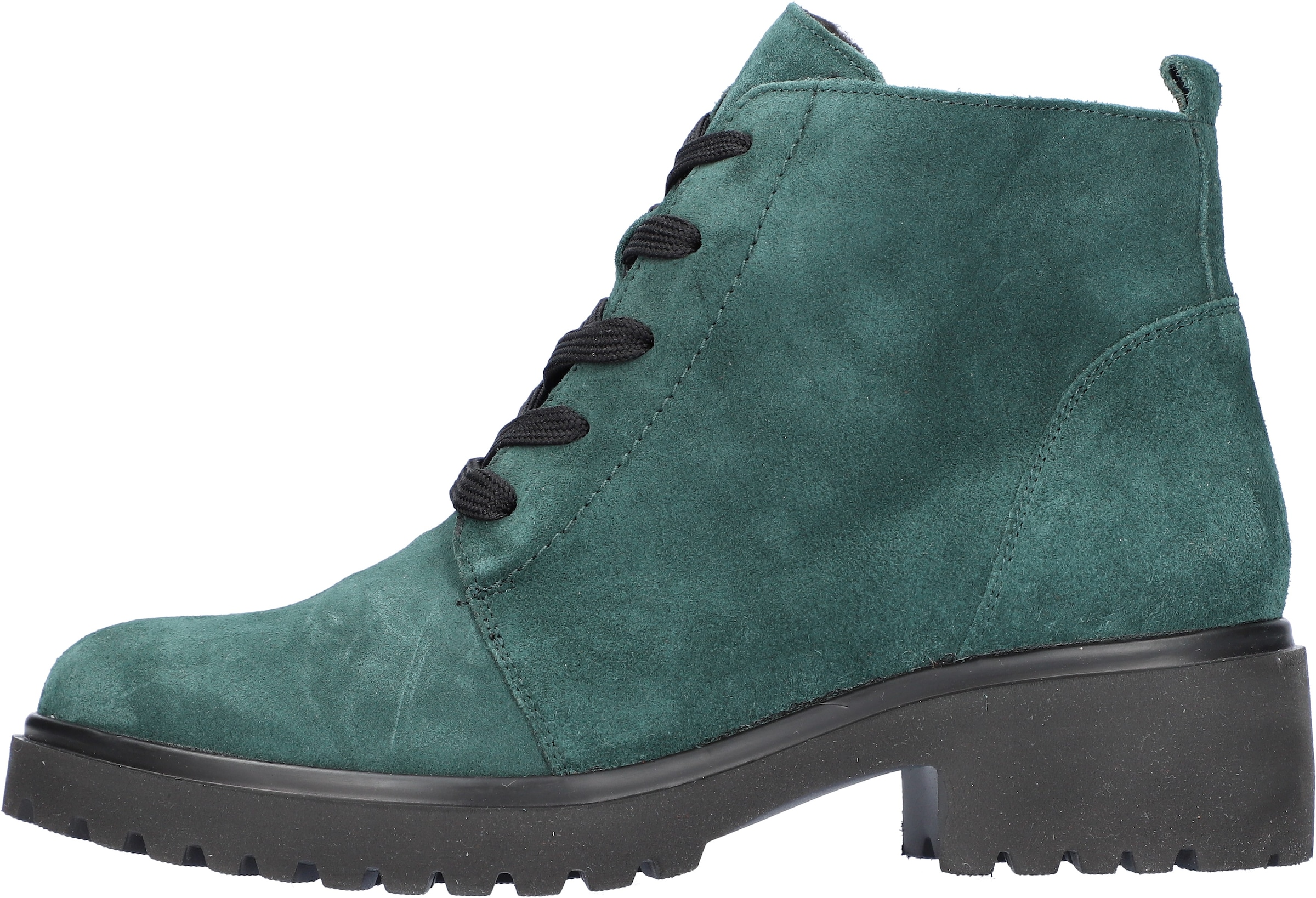 Waldläufer Schnürboots »H-LUISE«, Stiefelette, Blockabsatz, in bequemer Schuhweite G (= weit)