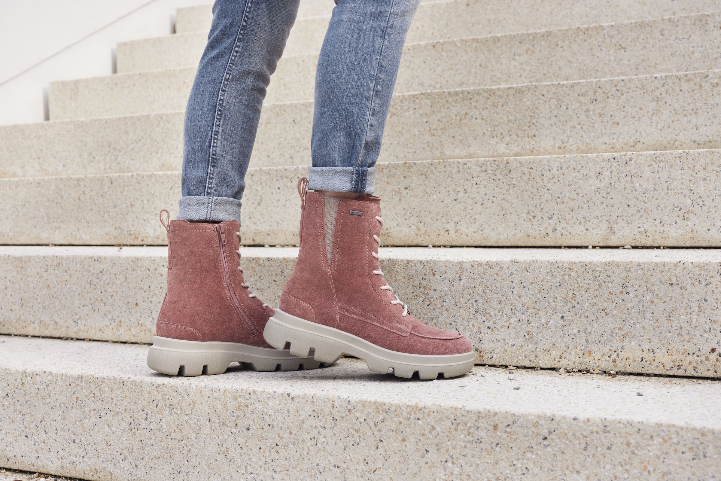 Legero Winterstiefel »FAWN«, Plateaustiefel, Schnürstiefel, Chunky Boots mit Plateausohle