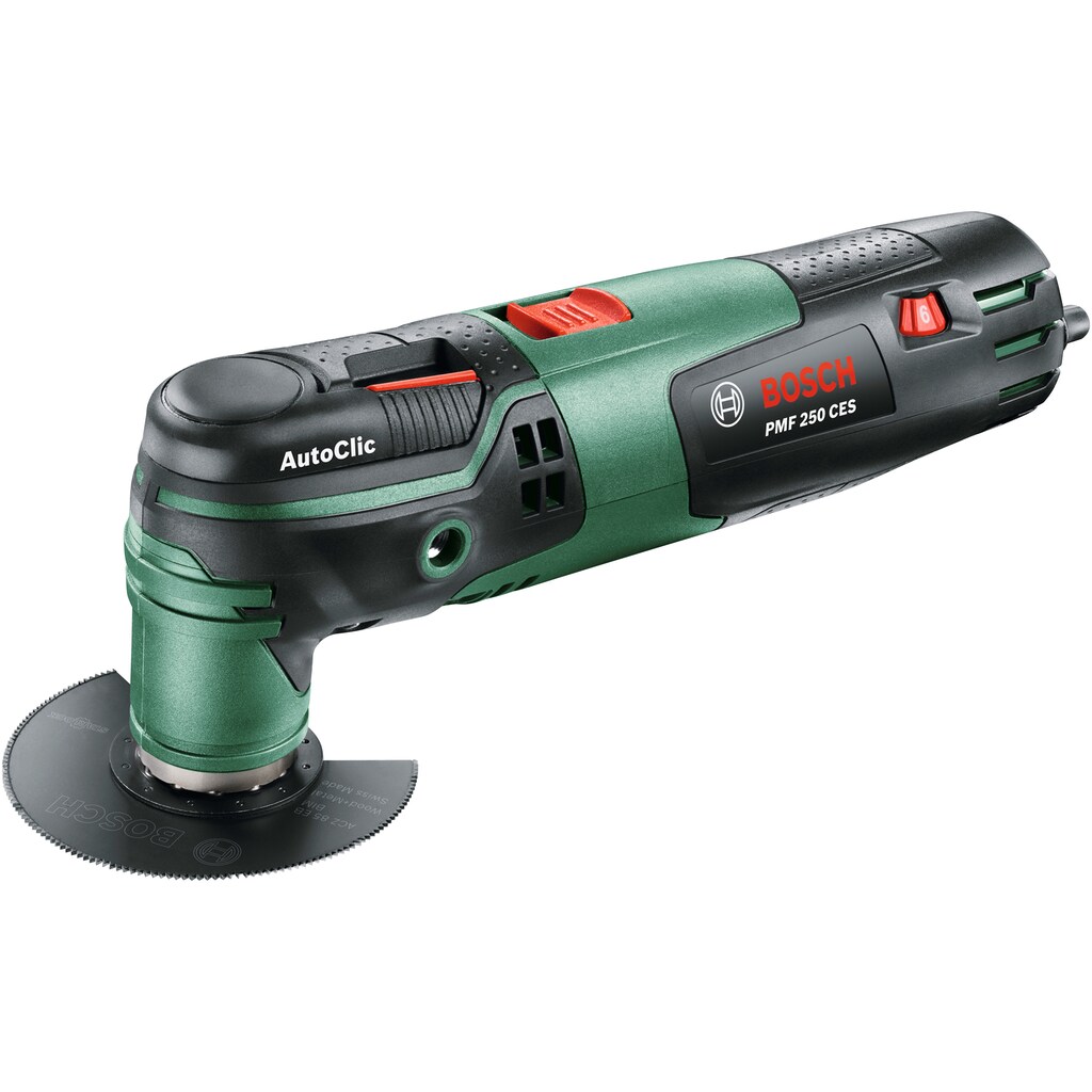 Bosch Home & Garden Elektro-Multifunktionswerkzeug »PMF 250 CES«, (Set)