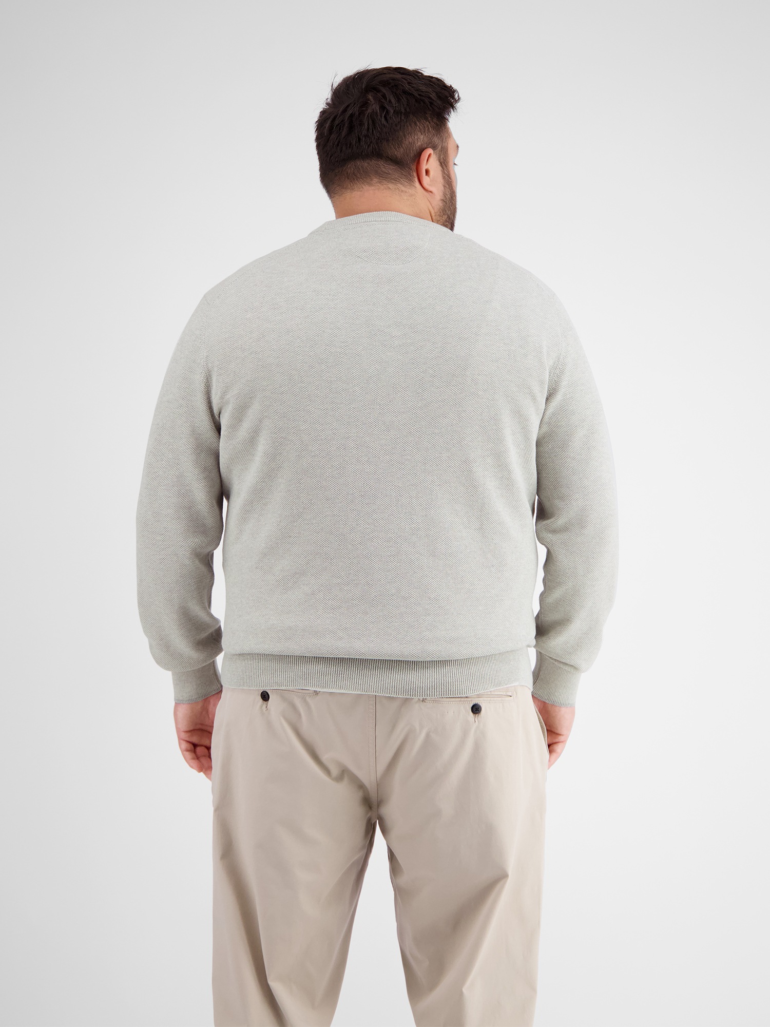 LERROS Strickpullover "LERROS Strickpullover, gerippt" günstig online kaufen