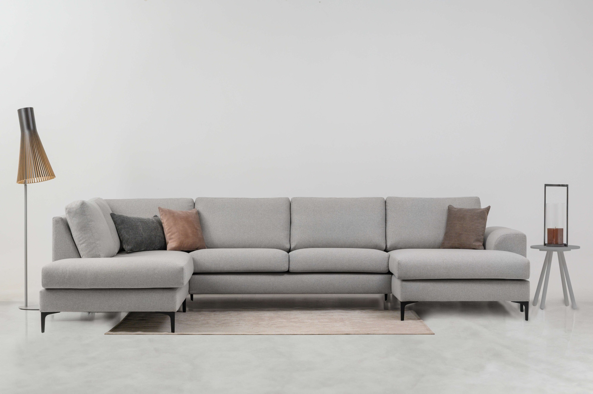 OTTO home Wohnlandschaft "Henry" mit Metallbeinen, in modernem Design günstig online kaufen