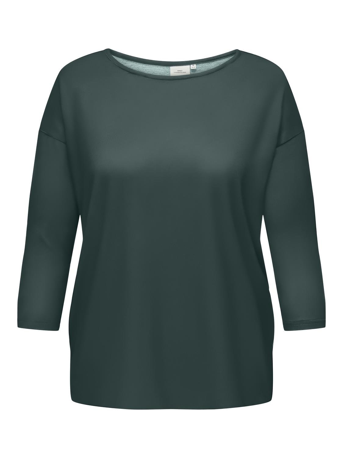 ONLY CARMAKOMA 3/4-Arm-Shirt "CARALBA 3/4 TOP NOOS"