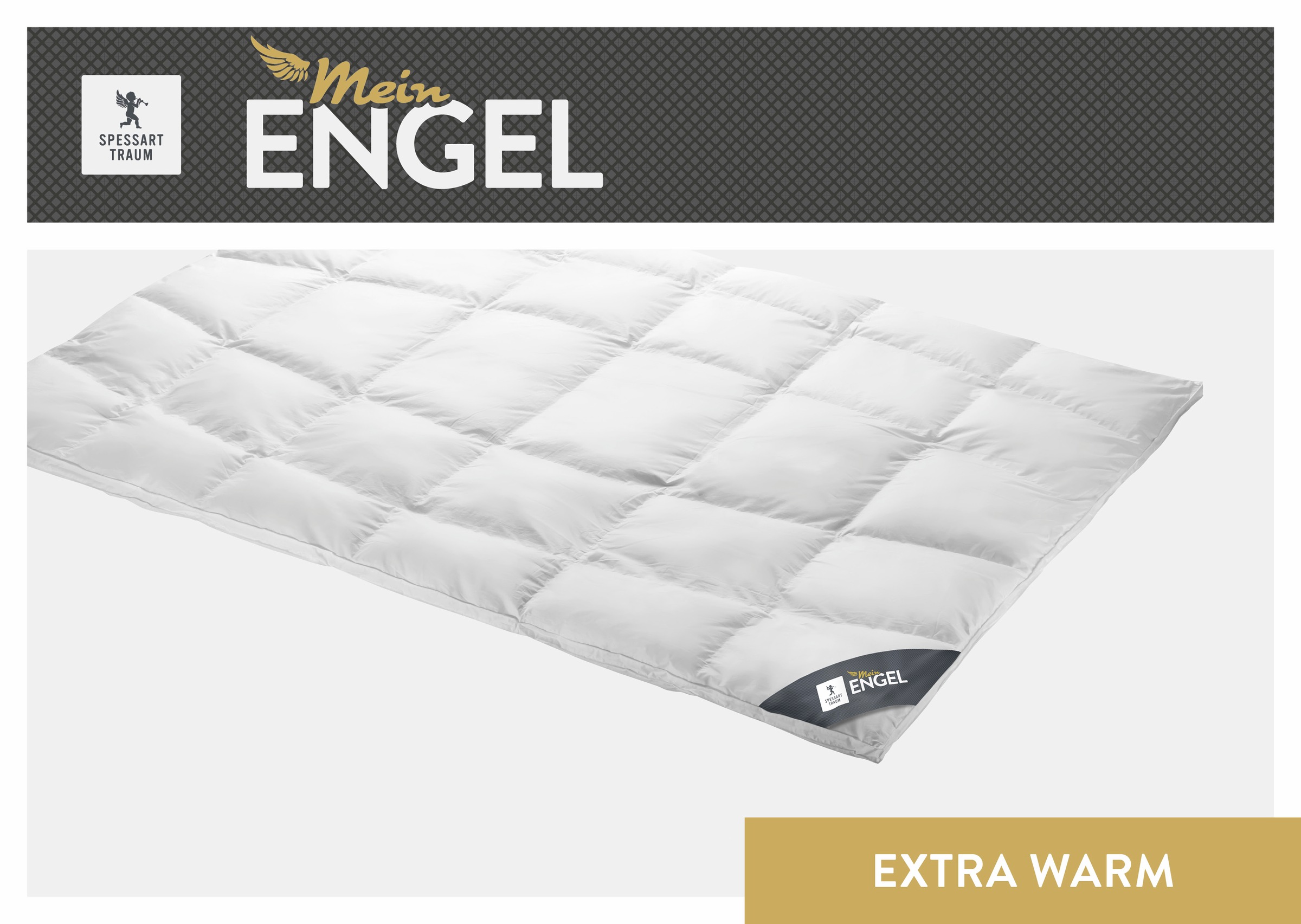 Thumbnail - SPESSARTTRAUM Daunenbettdecke "Mein Engel Bettdecke 135x200cm & weitere Größen" extrawarm Füllung 100% Gänsedaunen 1 Stk...