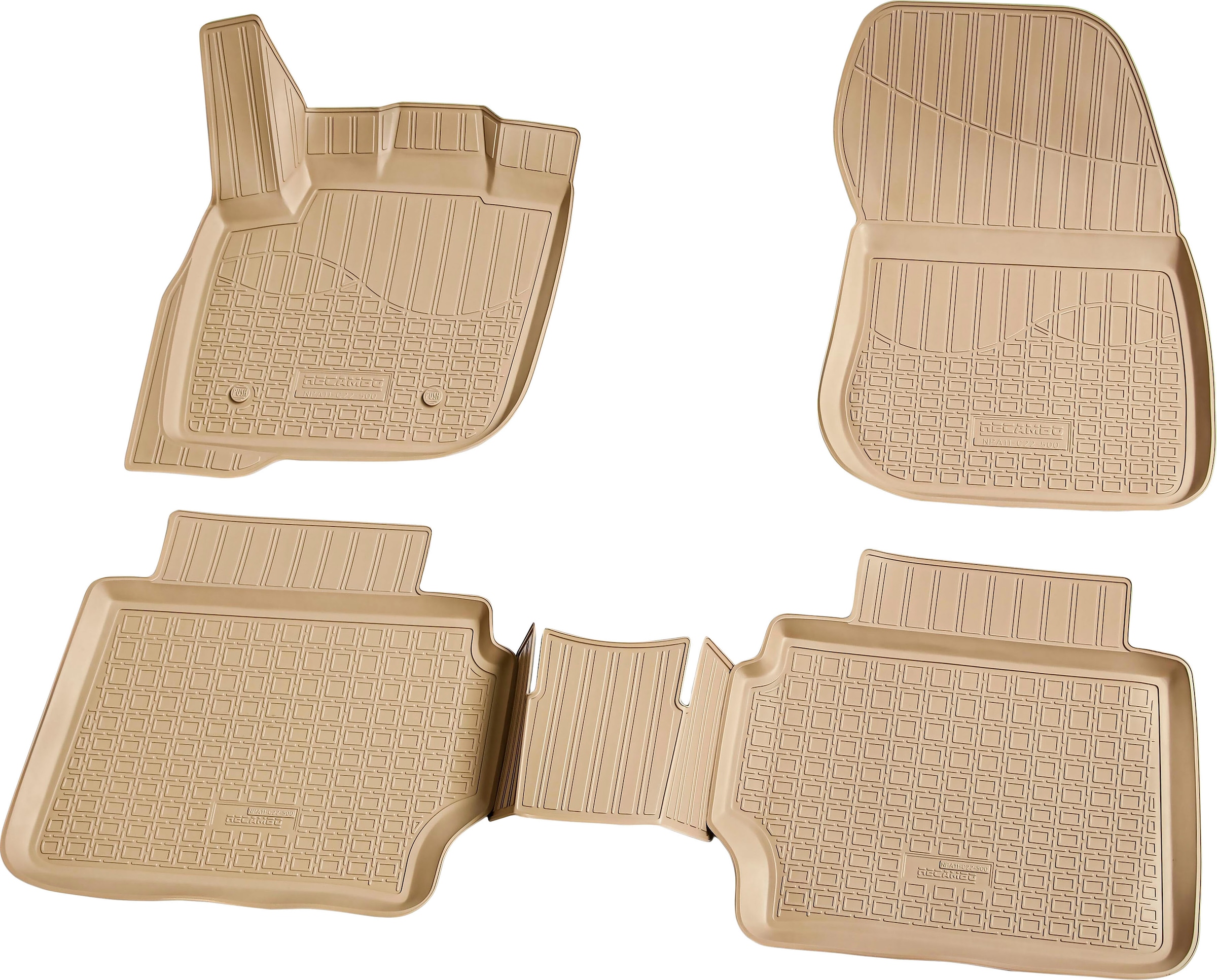 RECAMBO Passform-Fußmatten »CustomComforts«, Ford, Mondeo, (Set, 4 St.), V  ab 2014, perfekte Passform günstig | BAUR