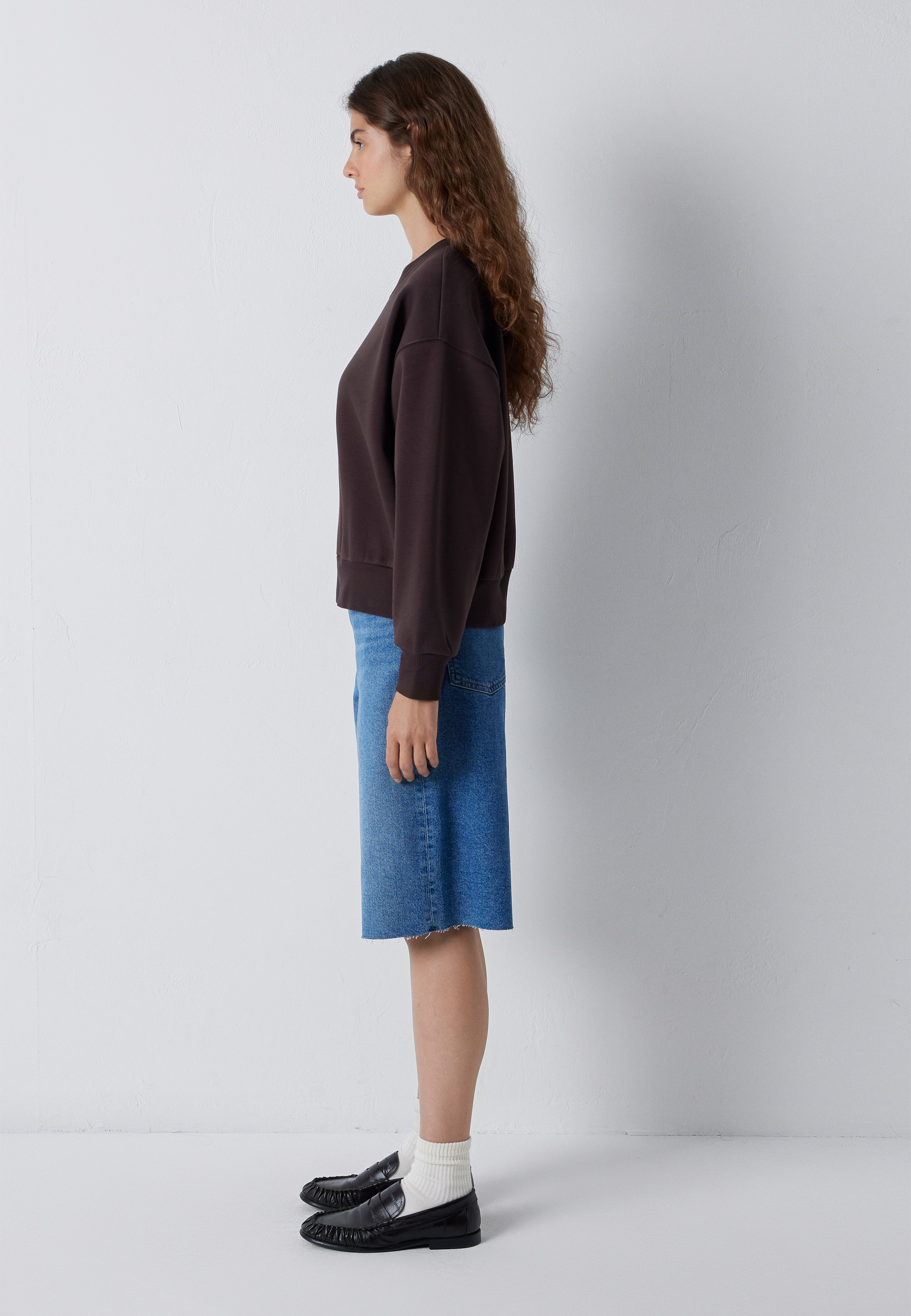 Mavi Rundhalspullover »CREW NECK SWEATSHIRT« Sweatshirt cropped