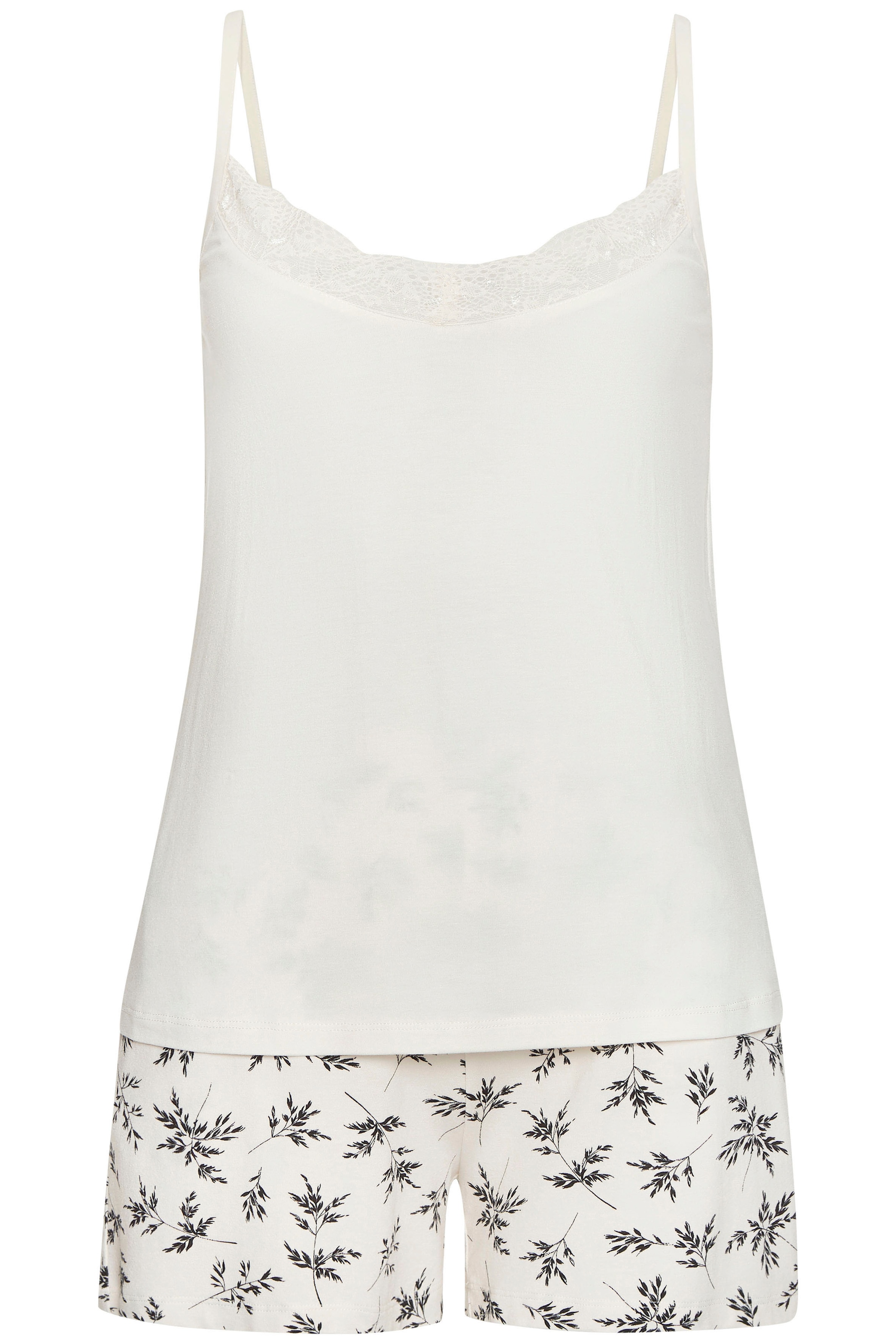 Vivance Dreams Shorty, (Set, 2 tlg.), mit hübschen Spitzendetails