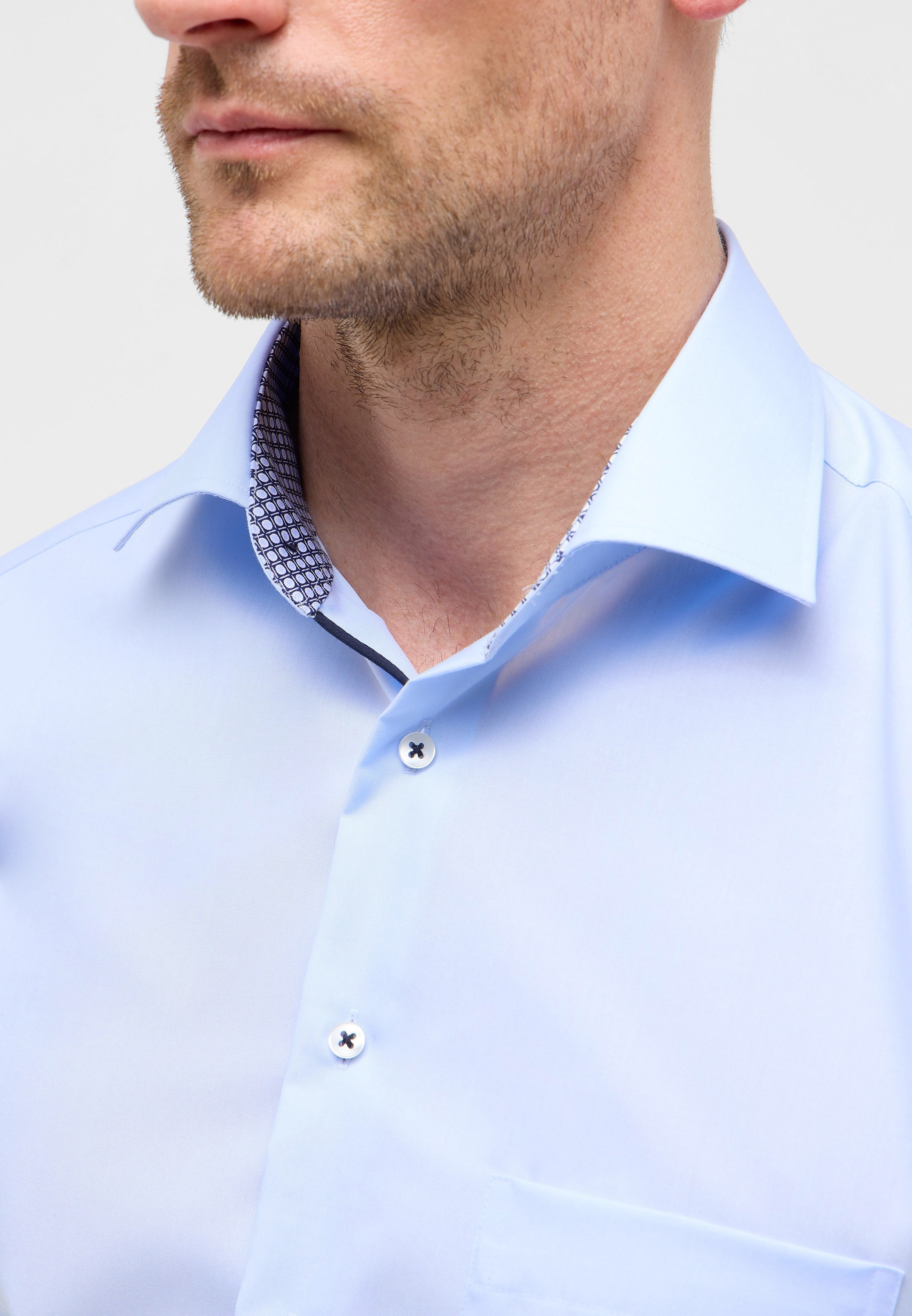 Eterna Langarmhemd »MODERN FIT«, NON IRON (bügelfrei)