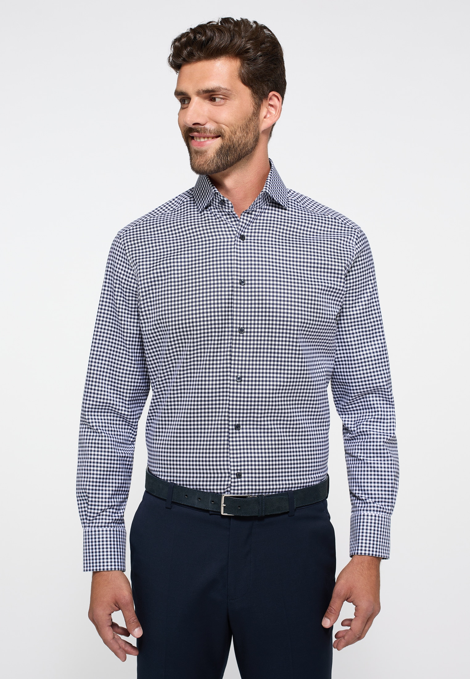 Eterna Langarmhemd "MODERN FIT", NON IRON (bügelfrei) günstig online kaufen