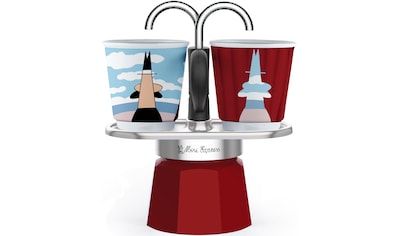 Espressokocher »Mini Express Magritte«, 0,09 l Kaffeekanne, (1 Espressokocher + 2...